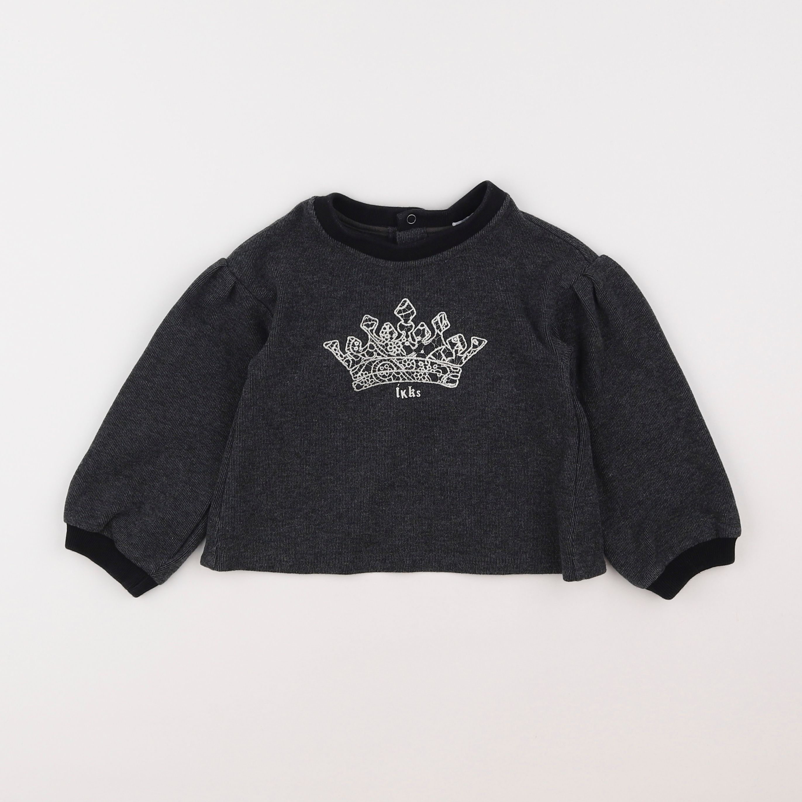 IKKS - sweat gris - 3 ans