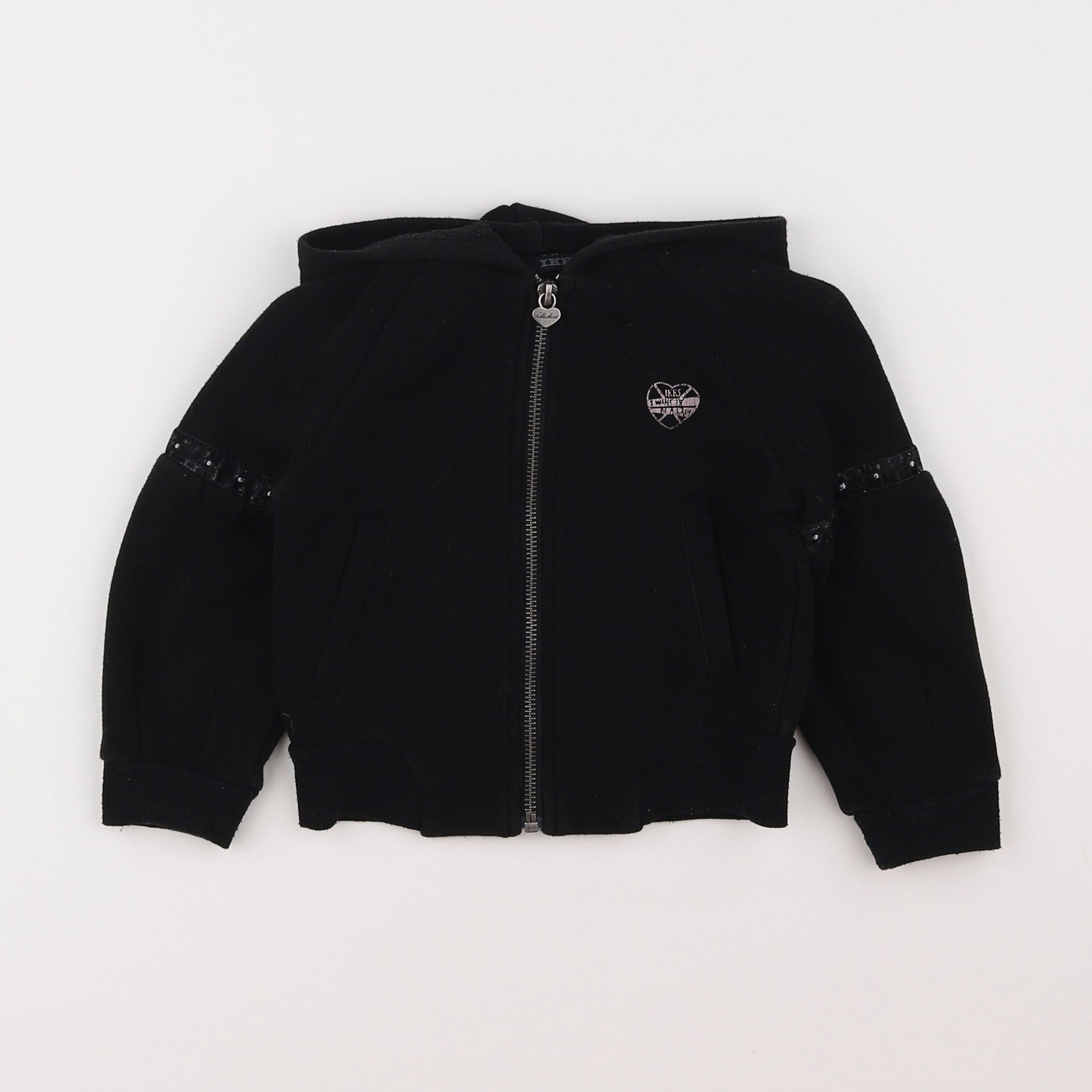 IKKS - sweat noir - 3 ans