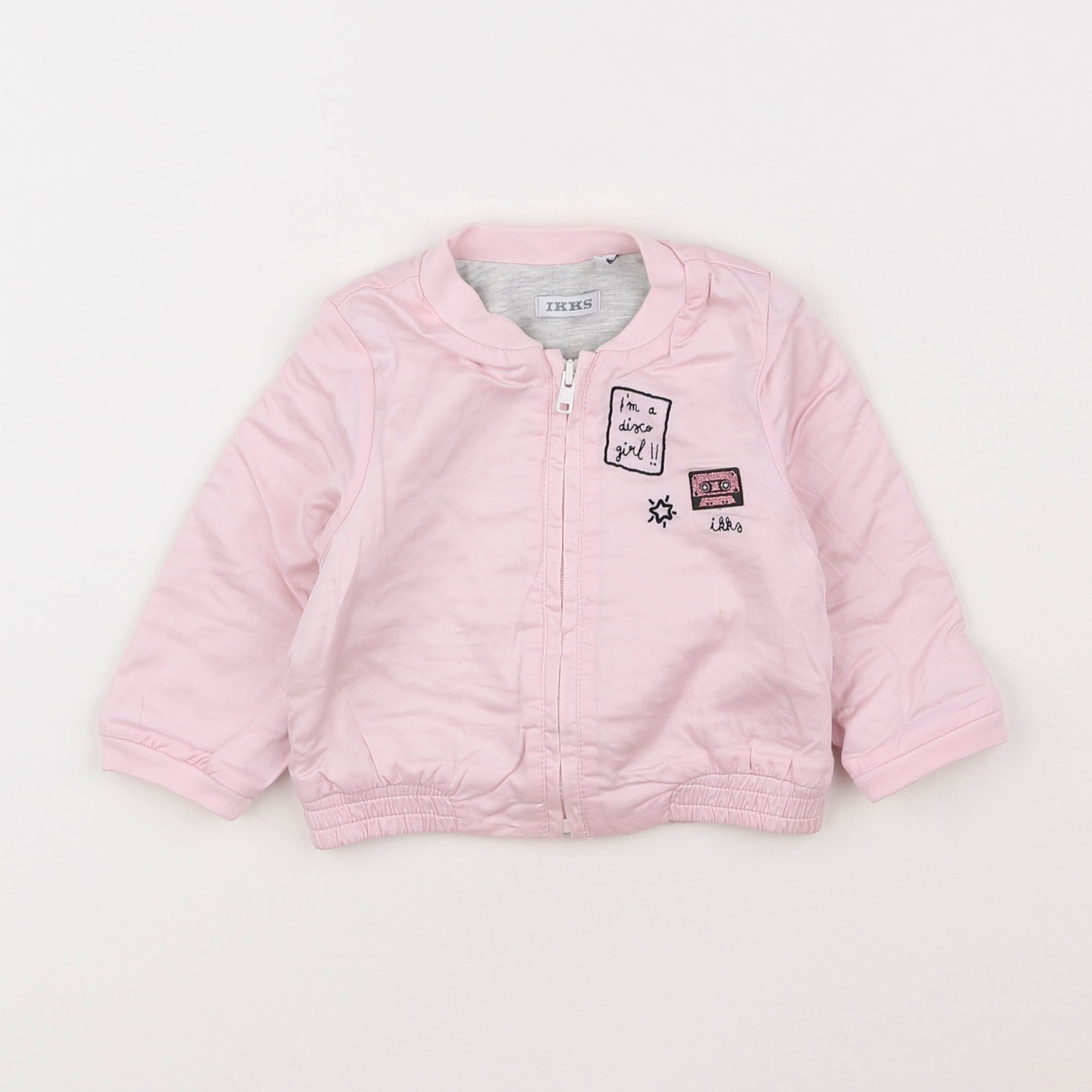 IKKS - veste rose - 12 mois