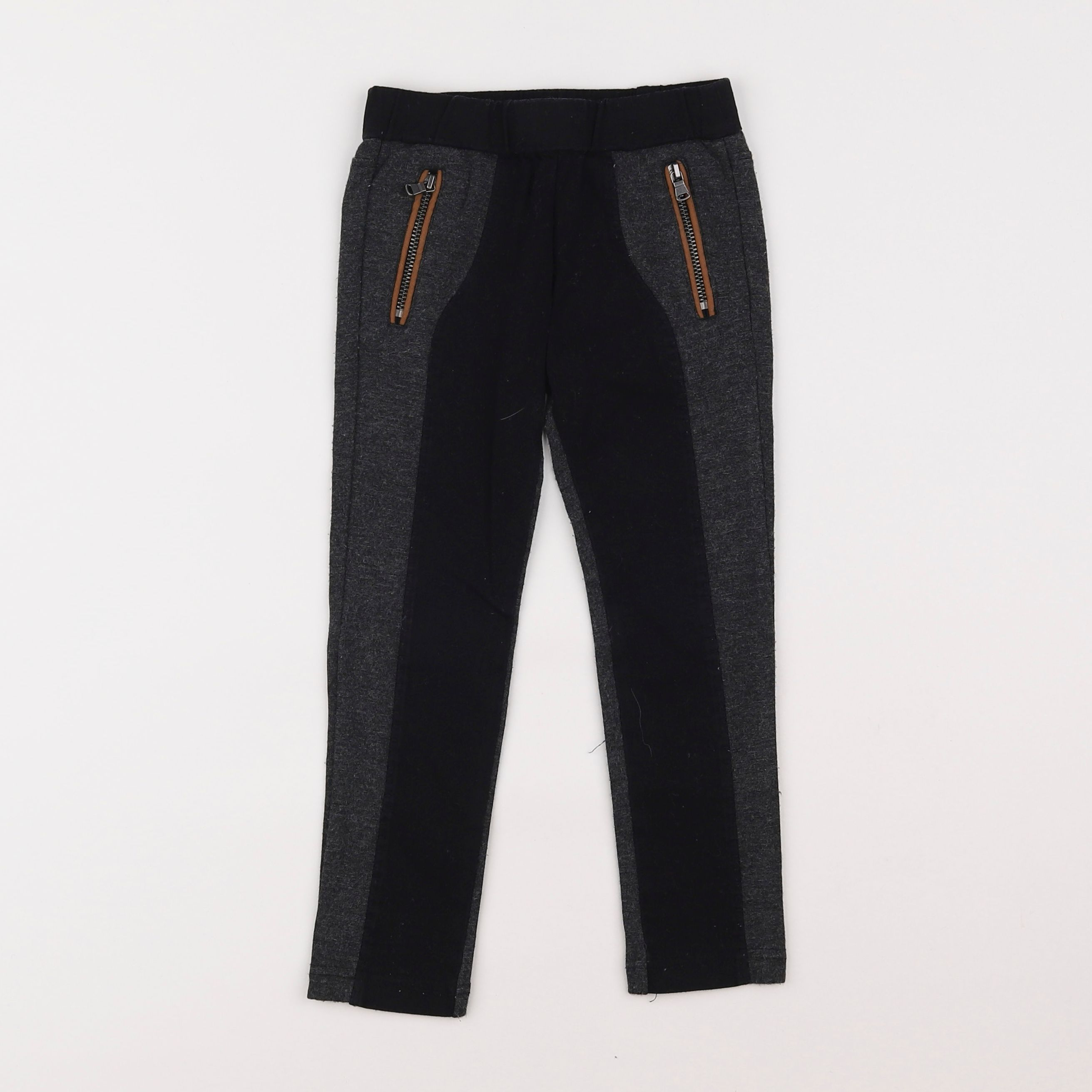 IKKS - jegging gris, noir - 4 ans