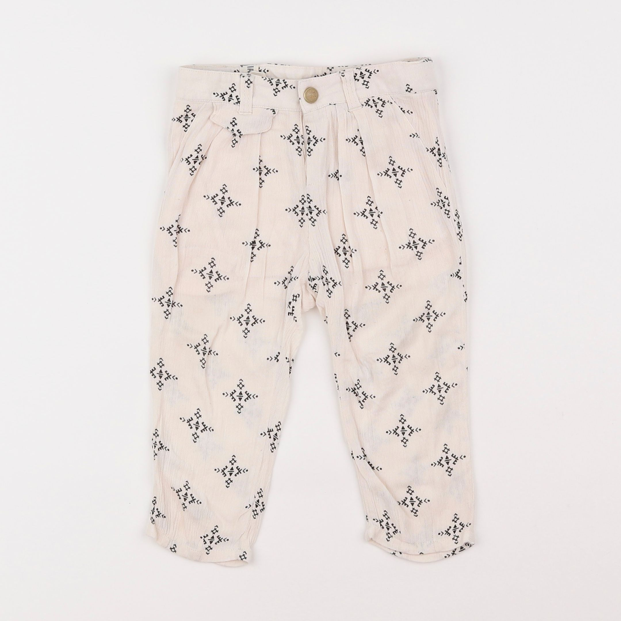 IKKS - pantalon blanc - 18 mois