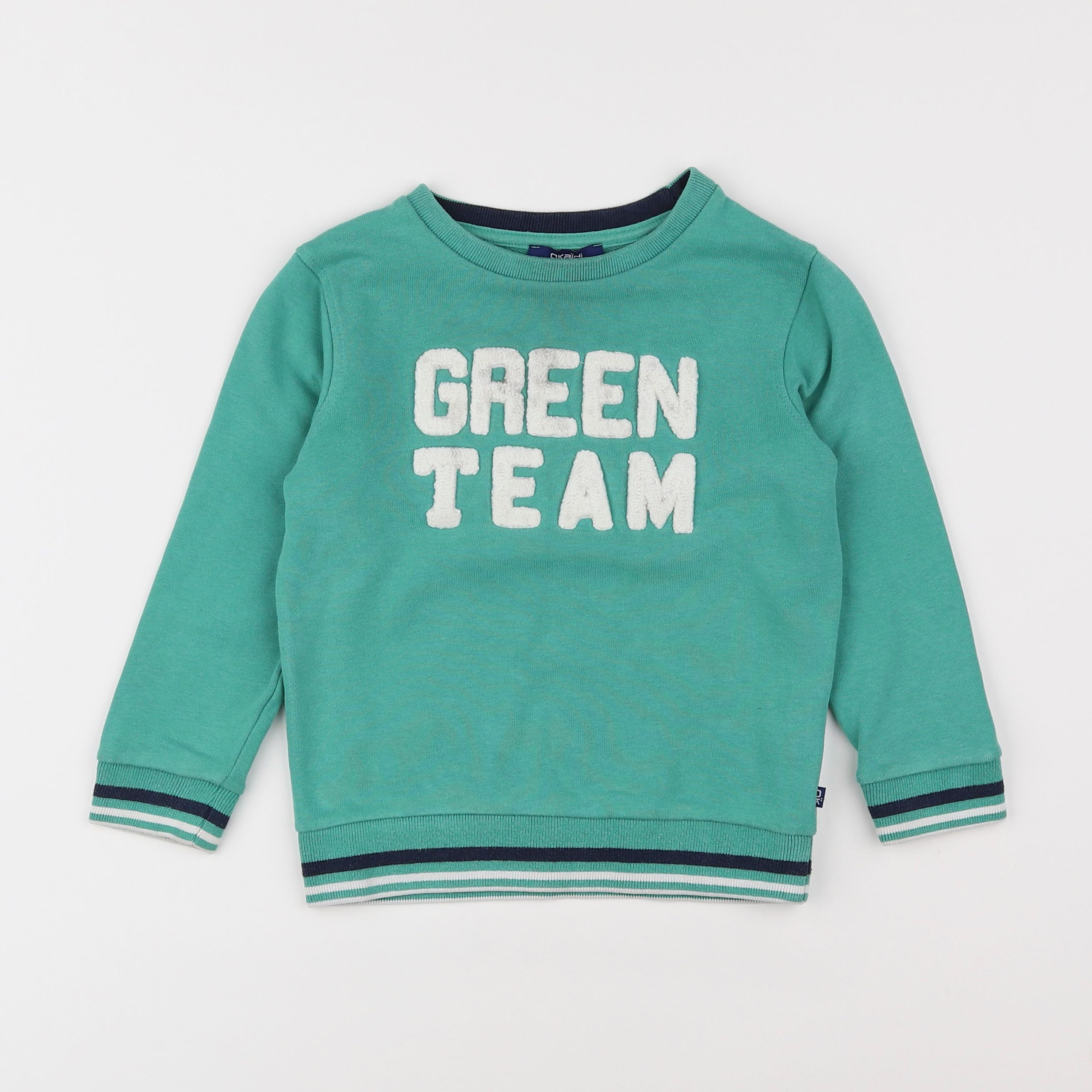 Okaidi - sweat vert - 4 ans