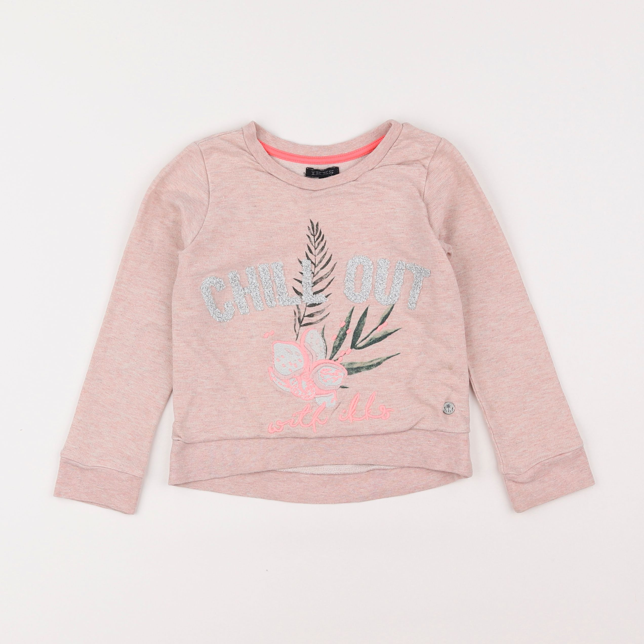 IKKS - sweat rose - 3 ans