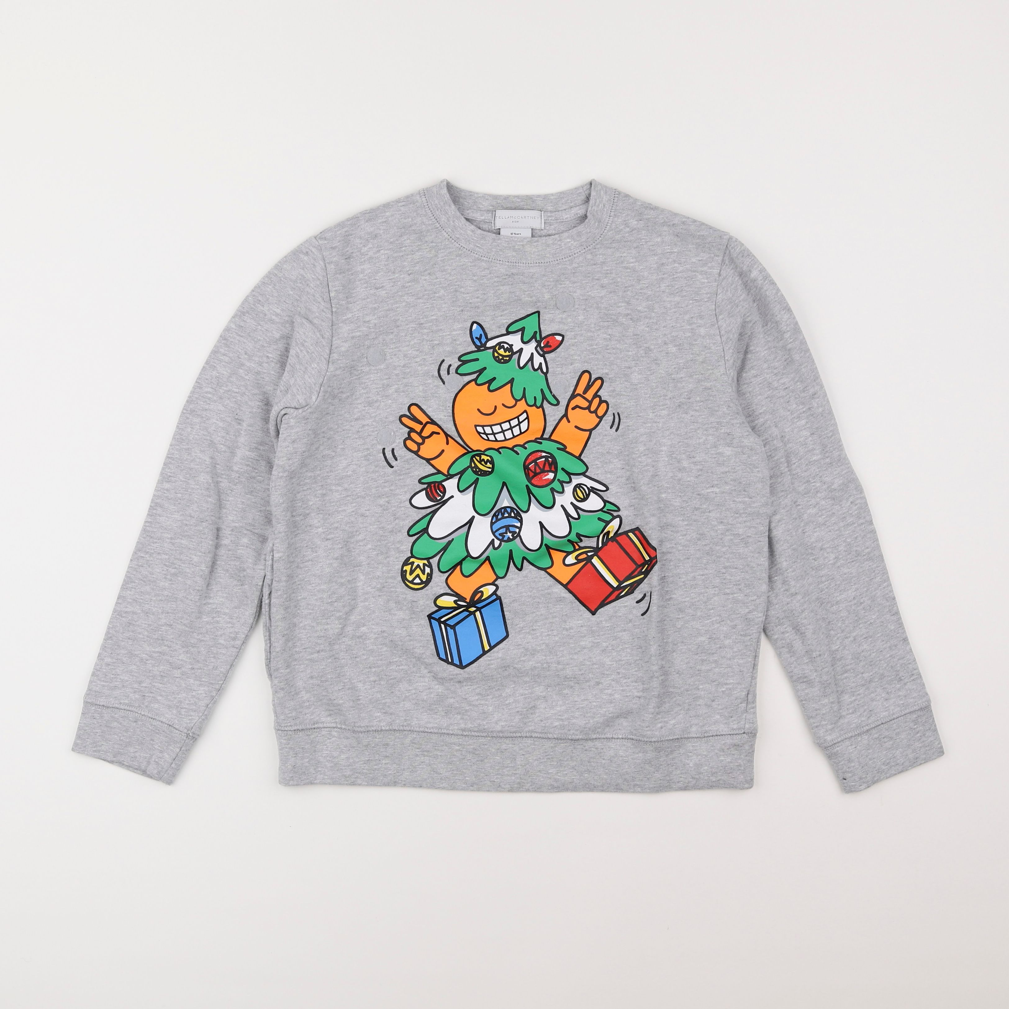 Stella McCartney Kids - sweat gris - 10 ans