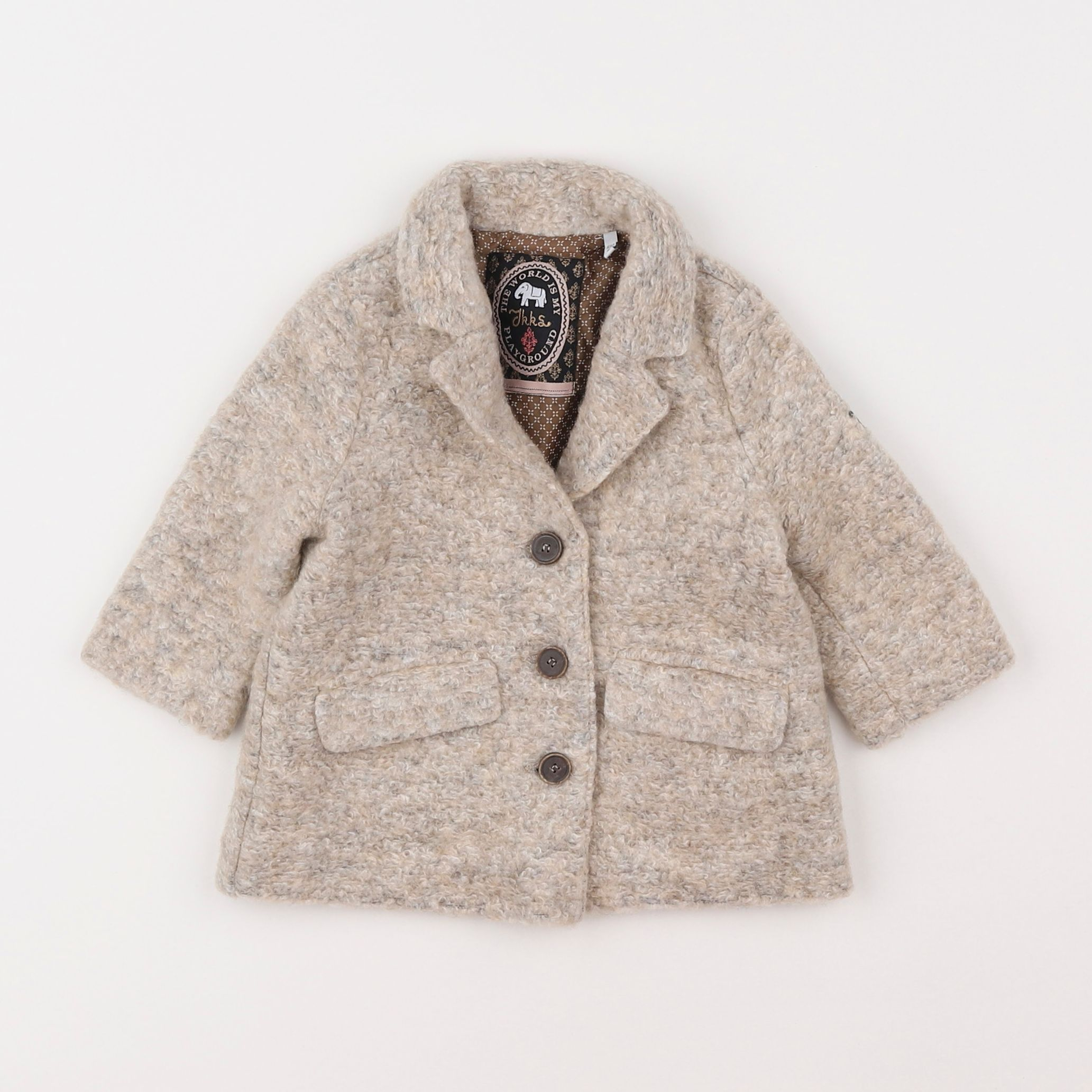 IKKS - veste beige - 6 mois