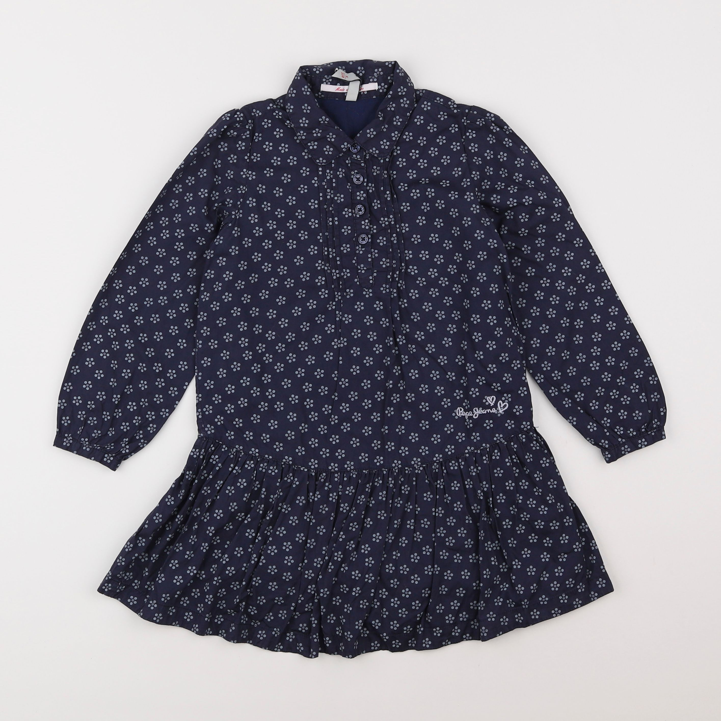 Pepe Jeans - robe bleu - 5 ans