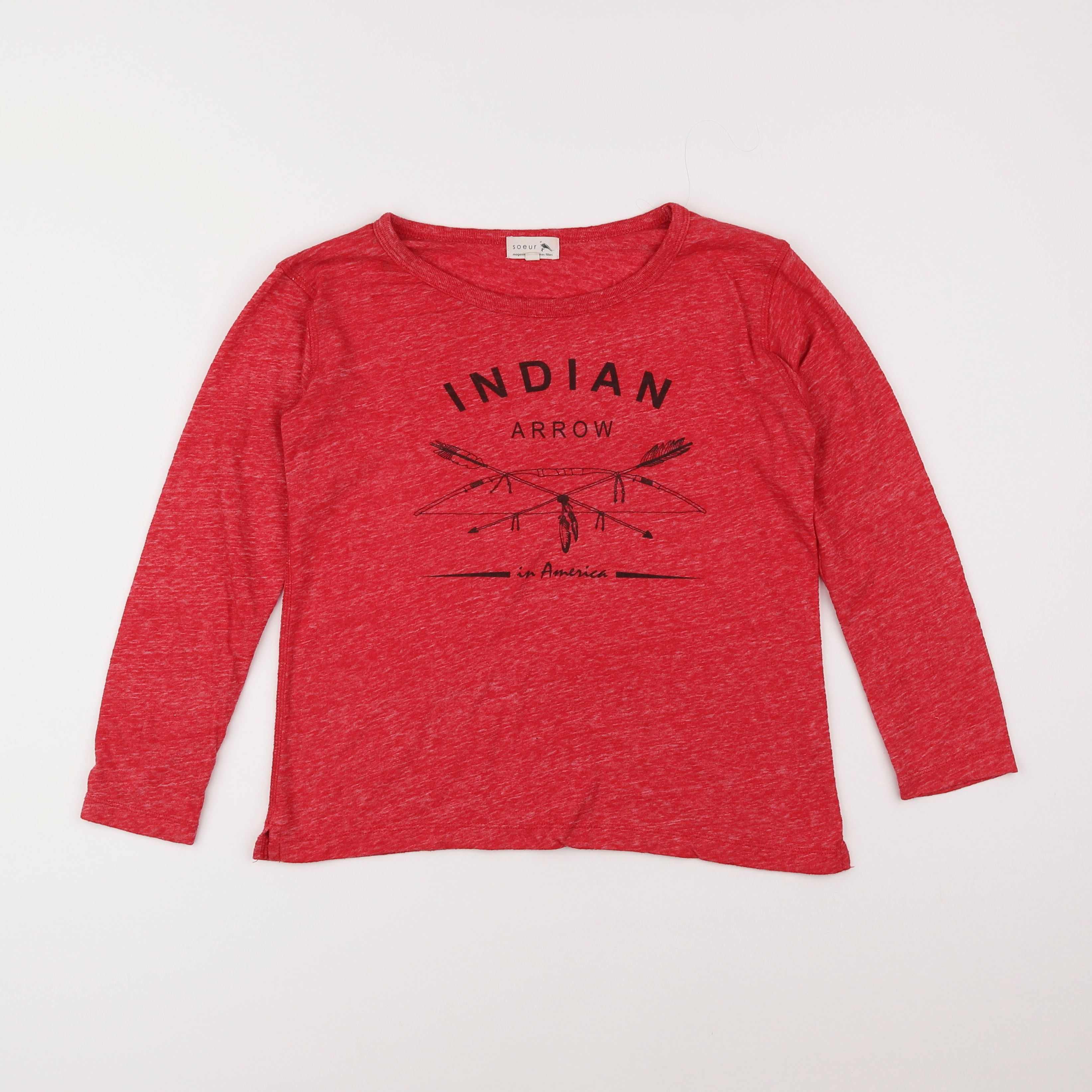 Soeur - tee-shirt rouge - 10 ans