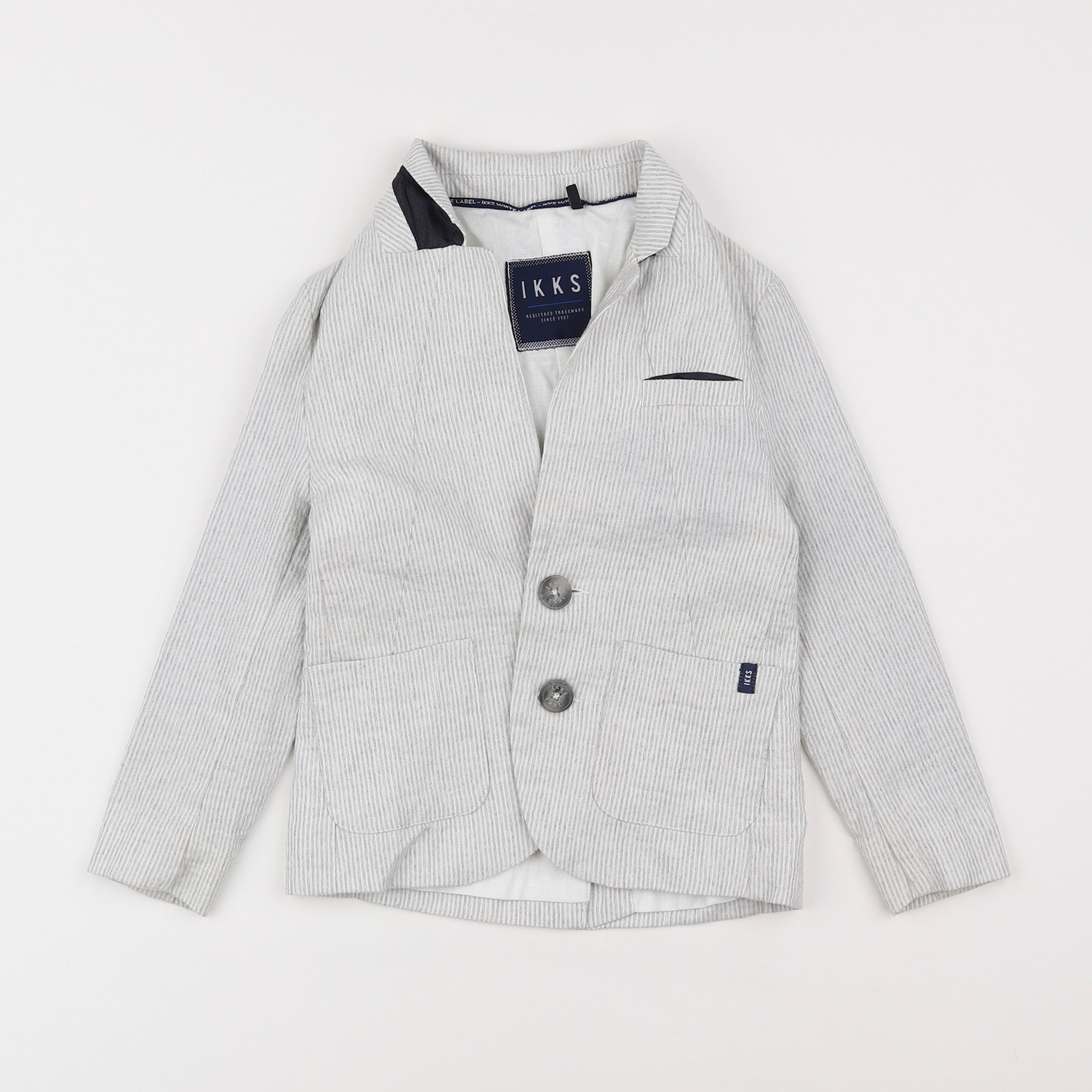 IKKS - veste gris, blanc - 5 ans