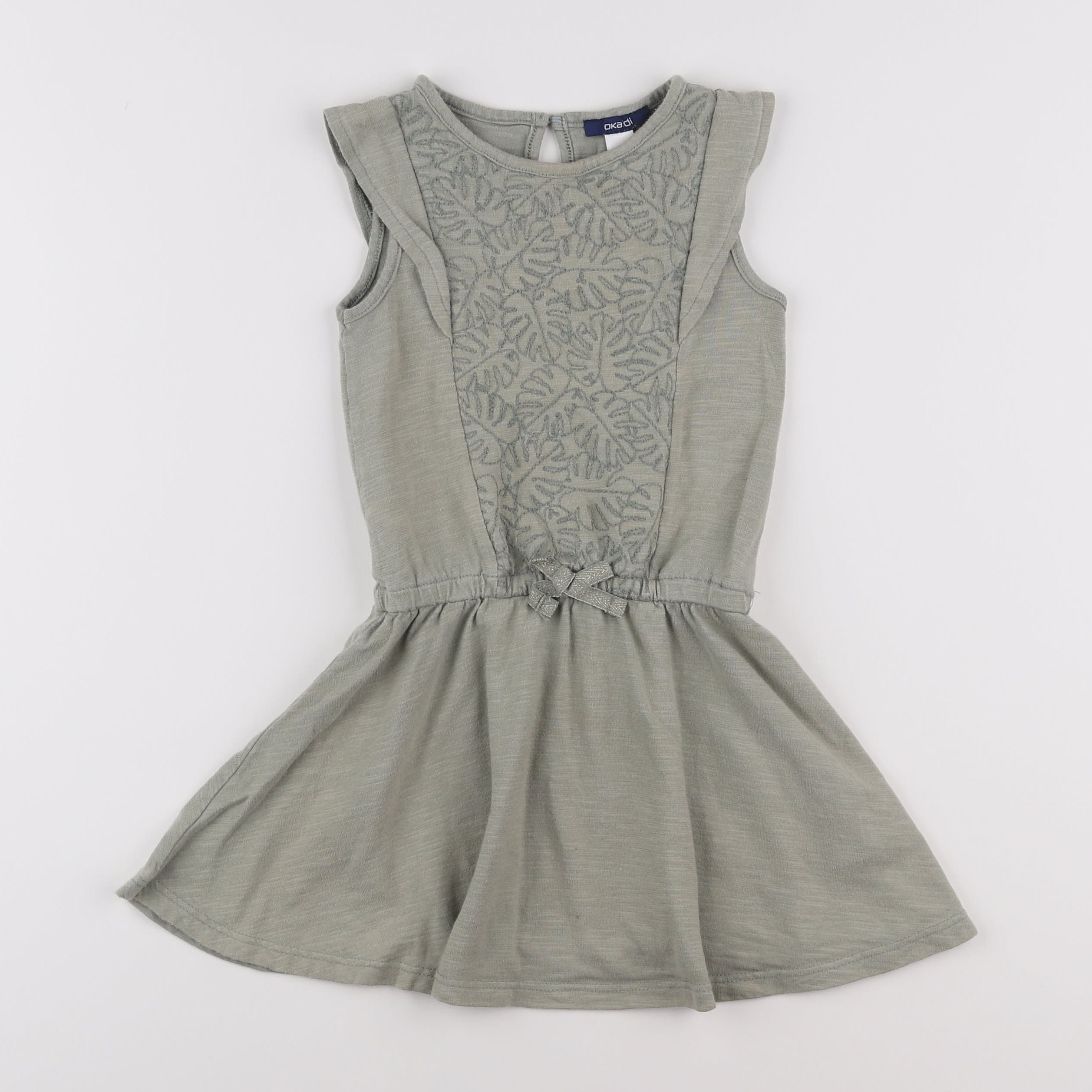 Okaidi - robe vert - 4 ans