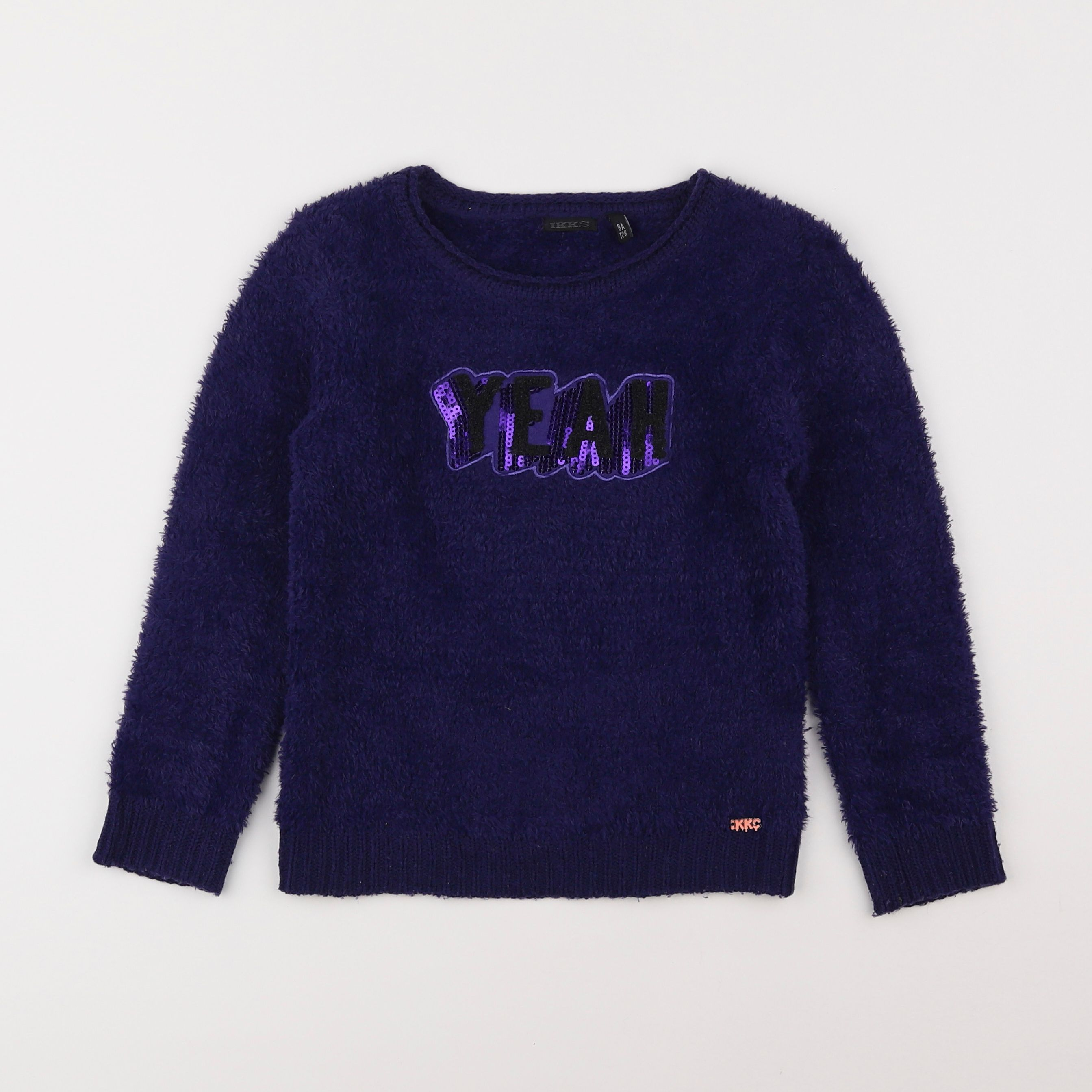 IKKS - pull violet - 8 ans