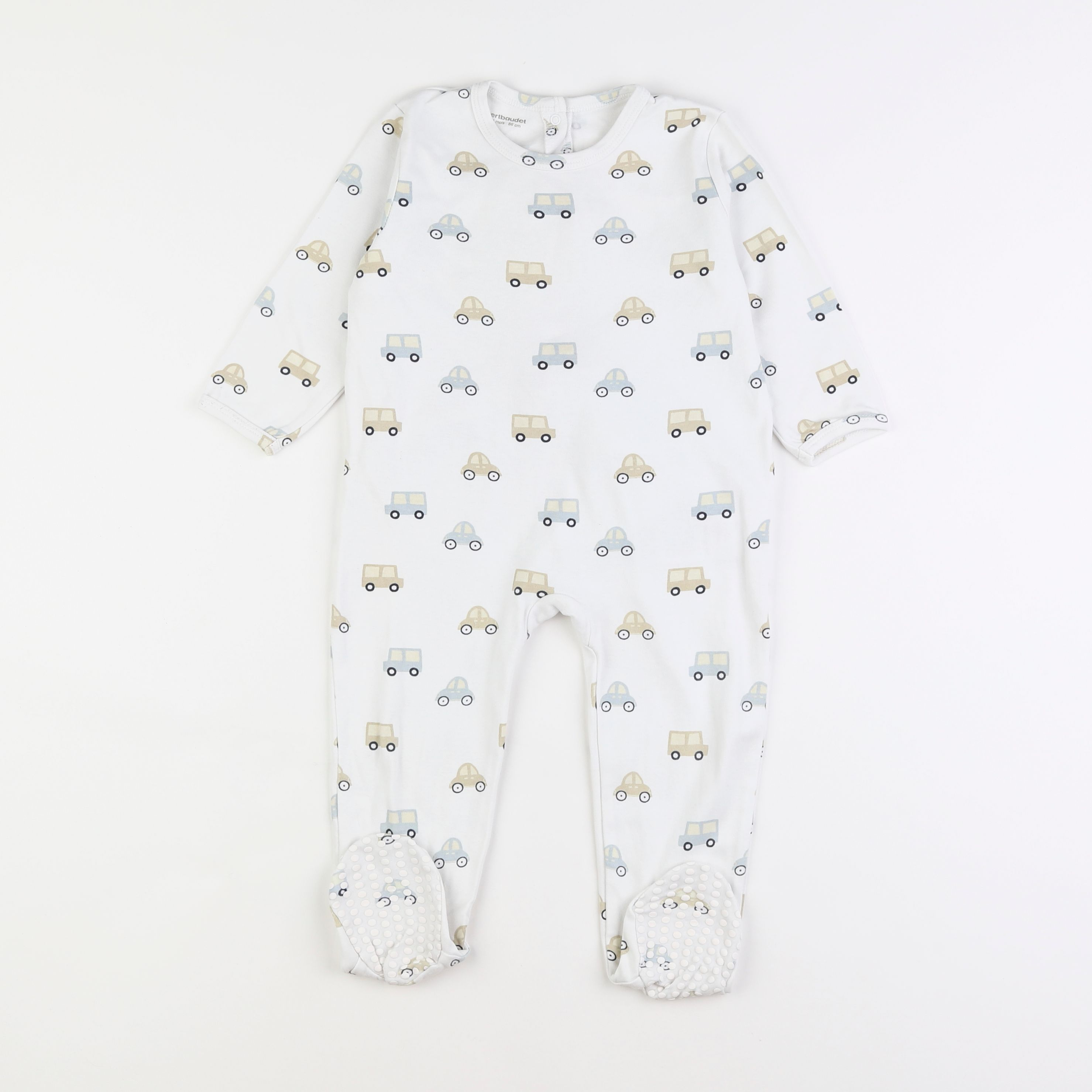 Vertbaudet - pyjama coton blanc - 2 ans