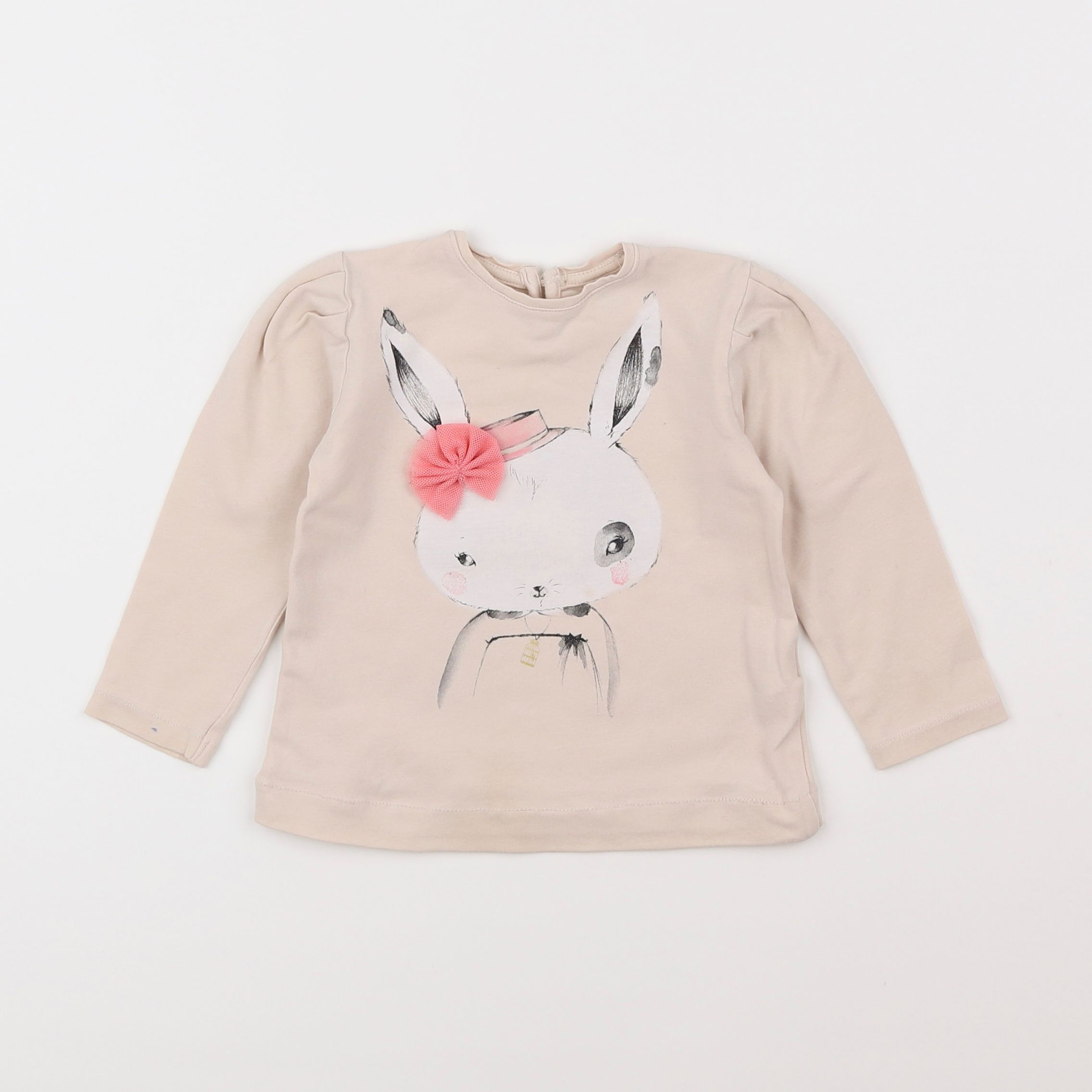 Zara - tee-shirt rose - 12/18 mois