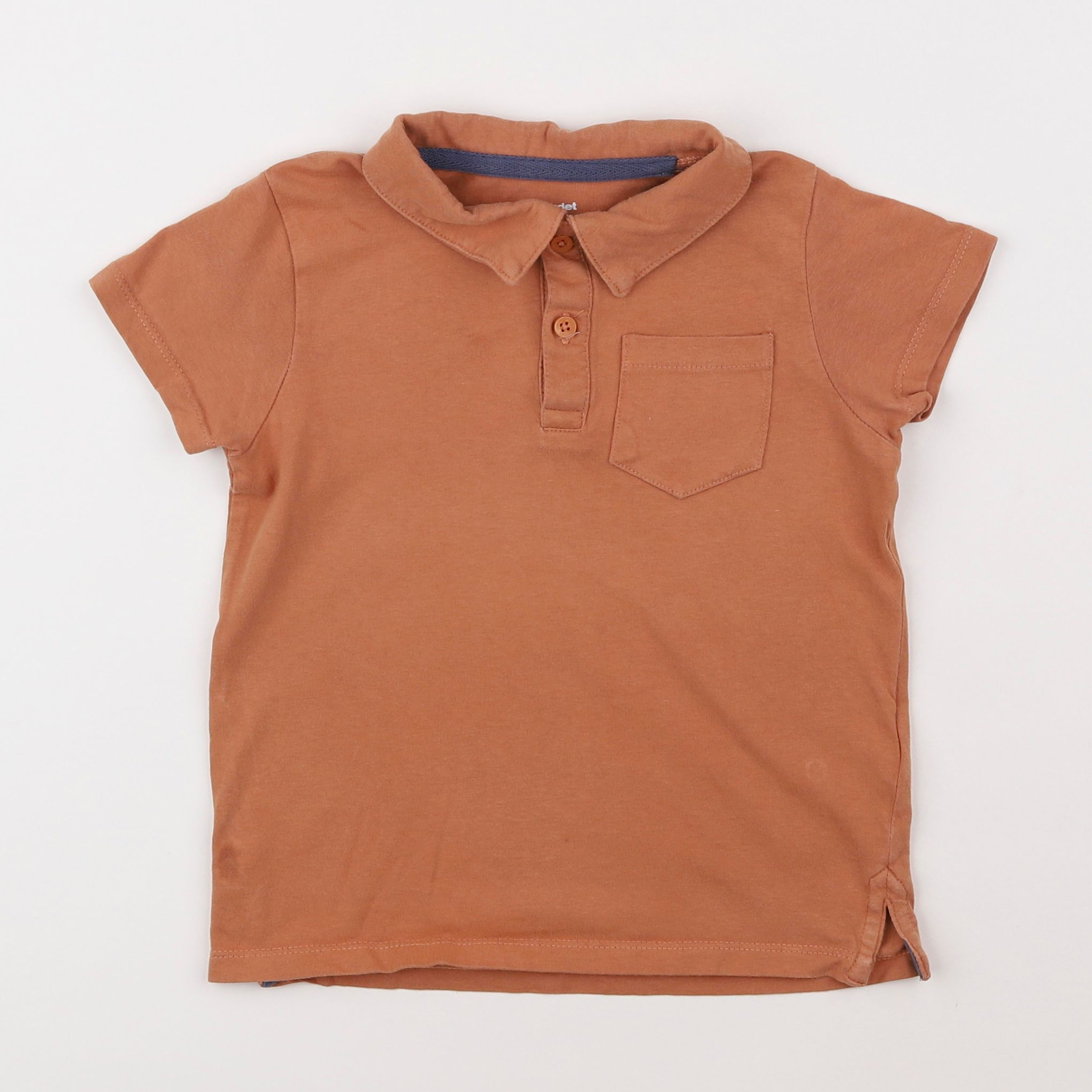 Vertbaudet - polo marron - 4 ans