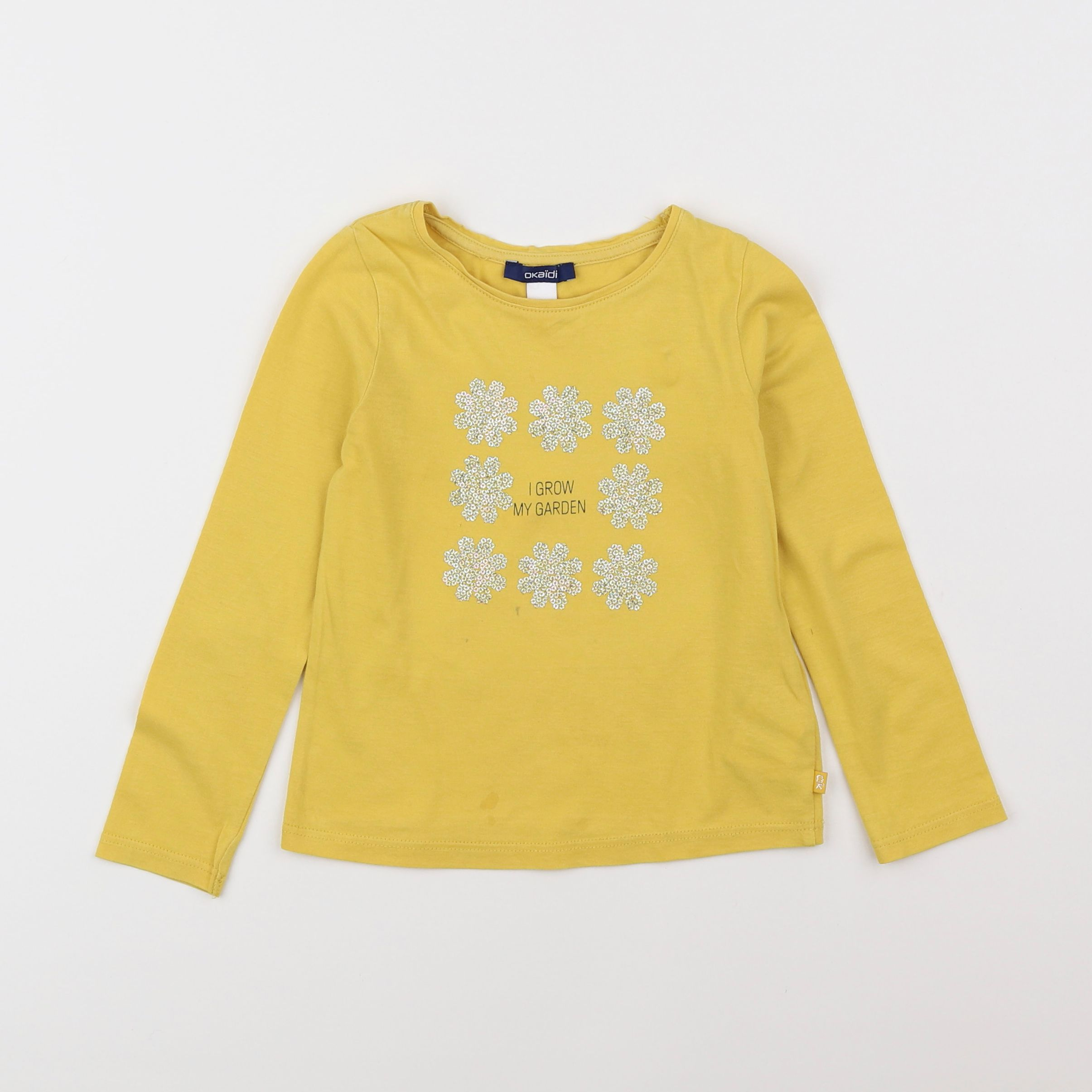 Okaidi - tee-shirt jaune - 3 ans