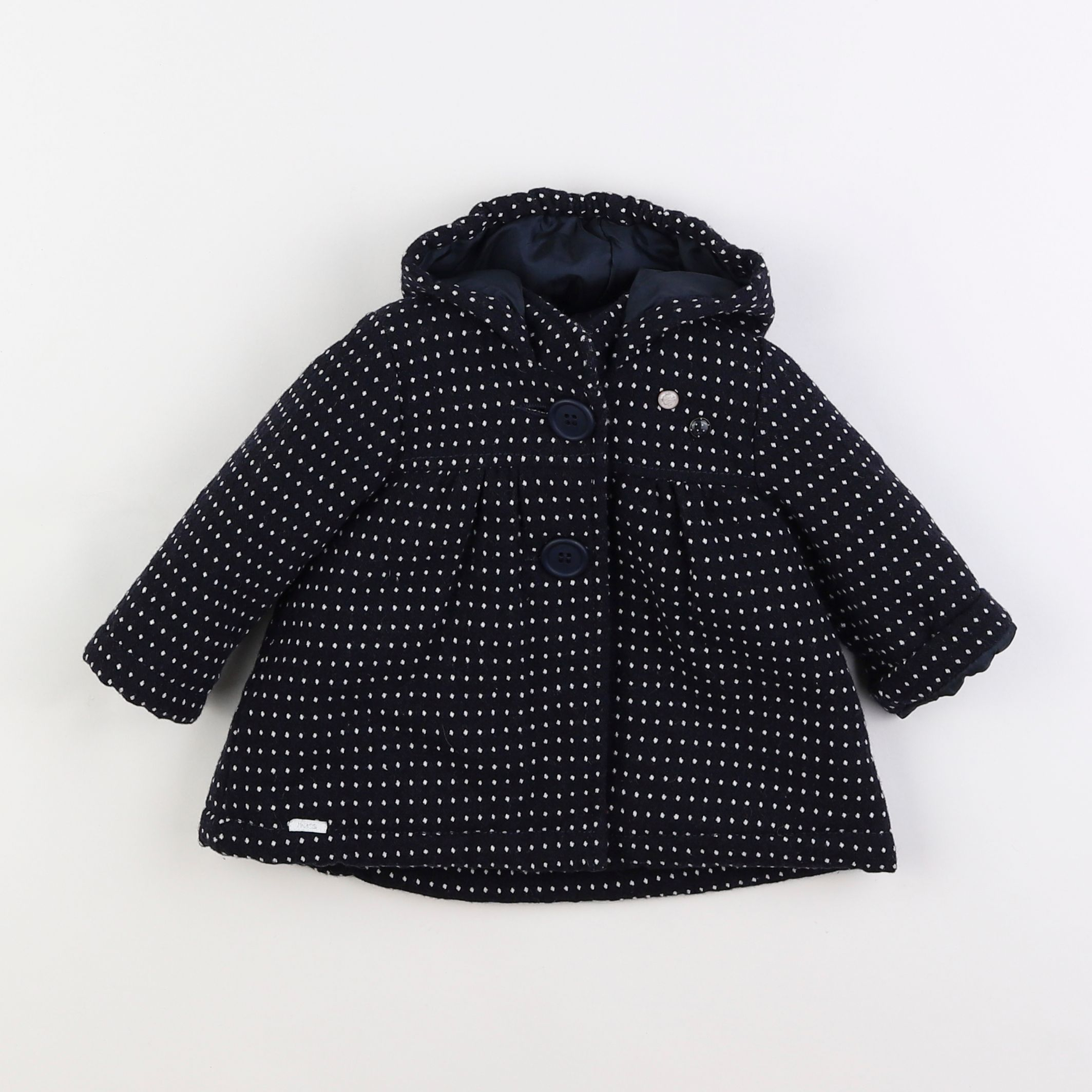 IKKS - manteau noir - 6 mois