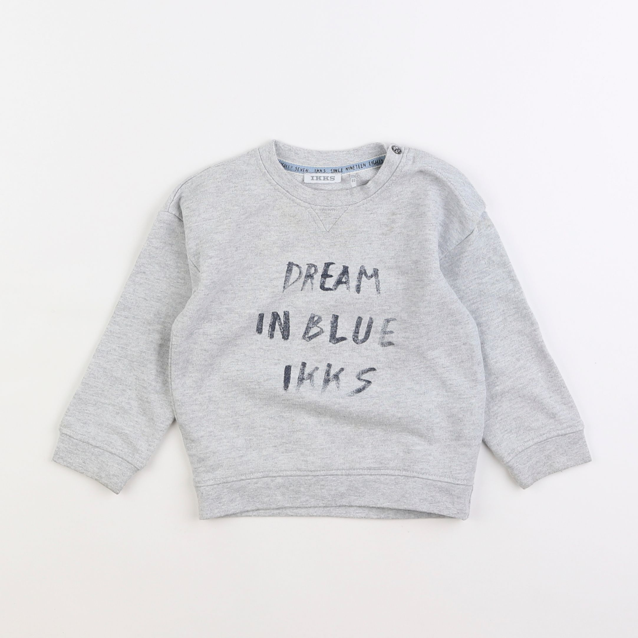 IKKS - sweat gris - 18 mois