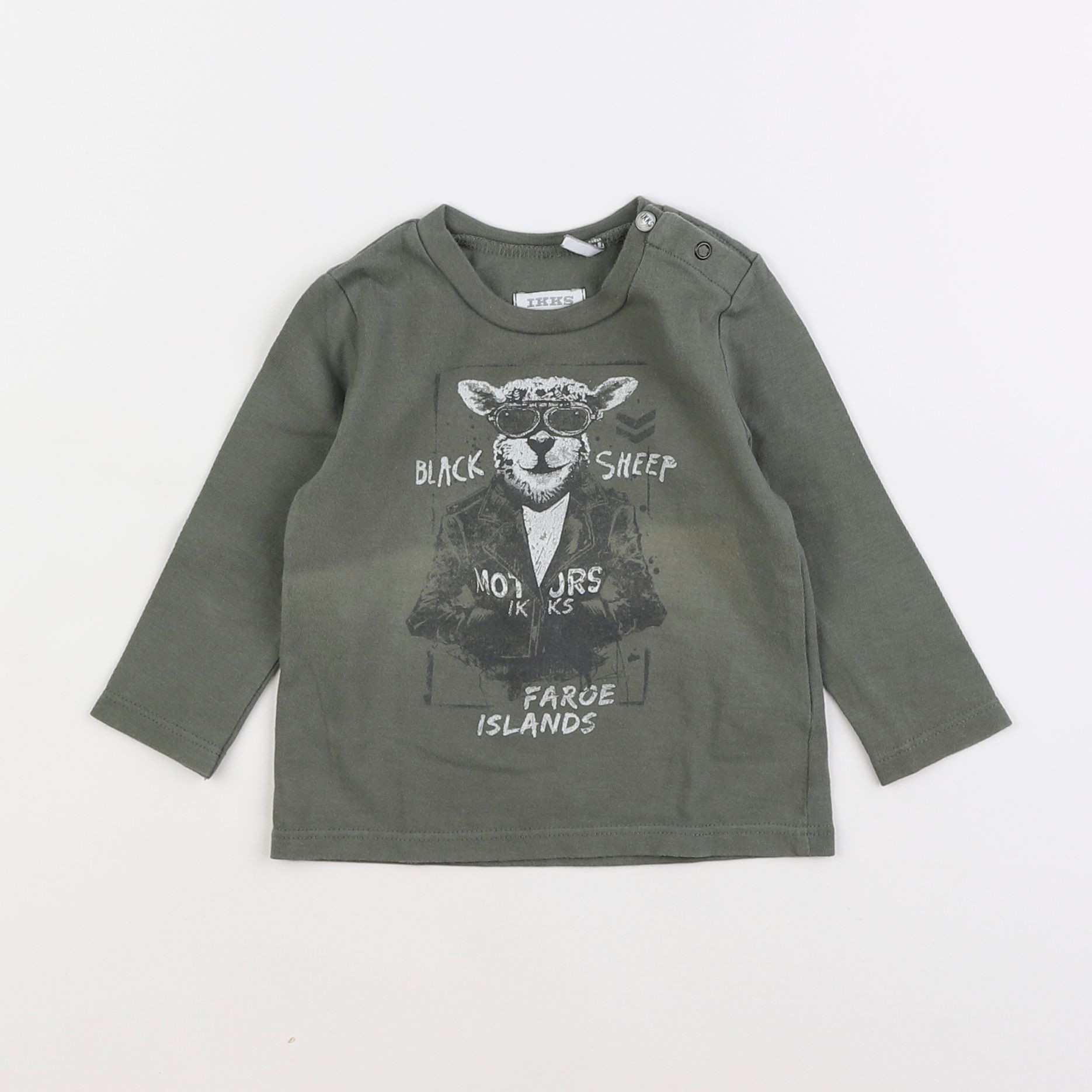 IKKS - tee-shirt vert - 2 ans