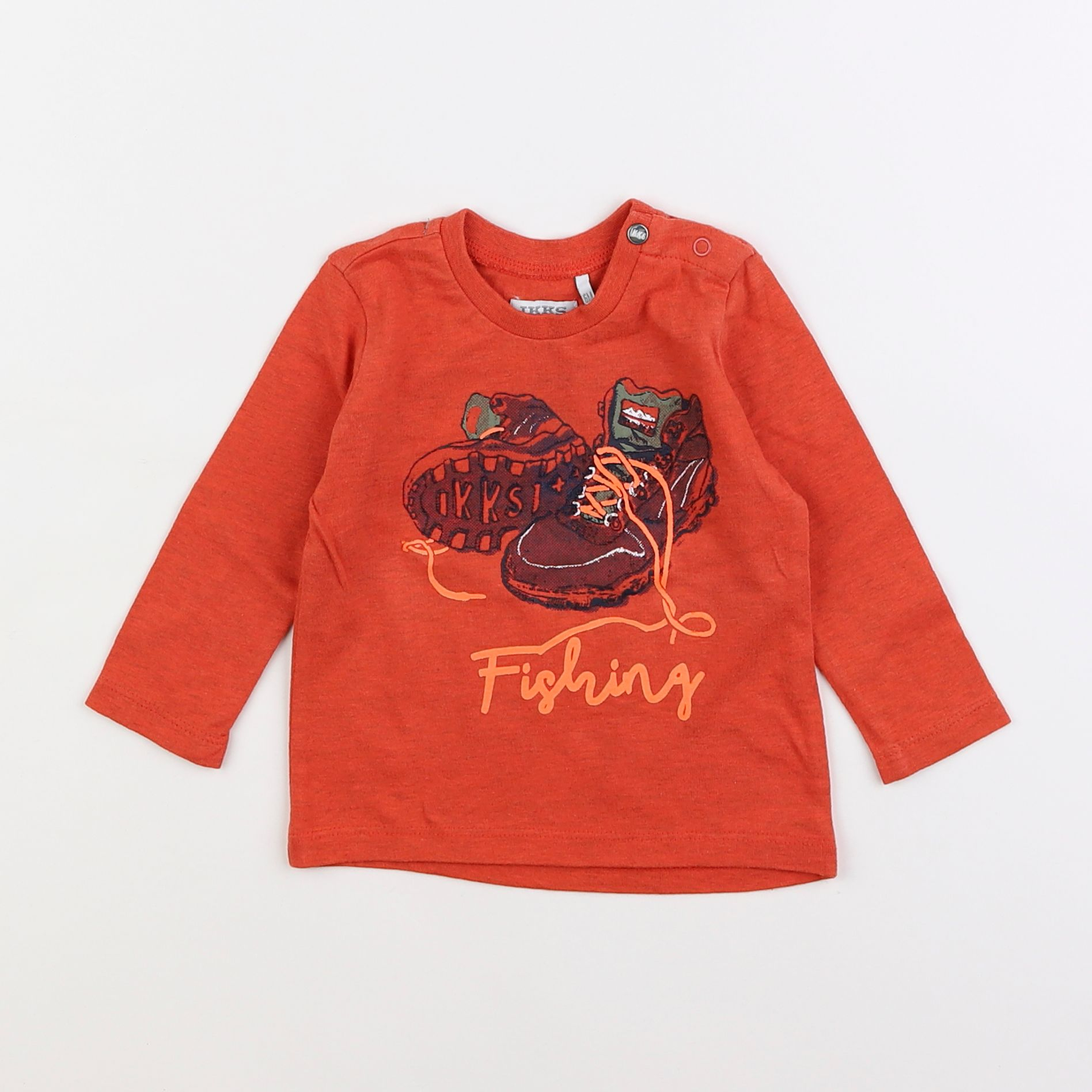 IKKS - tee-shirt orange - 6 mois