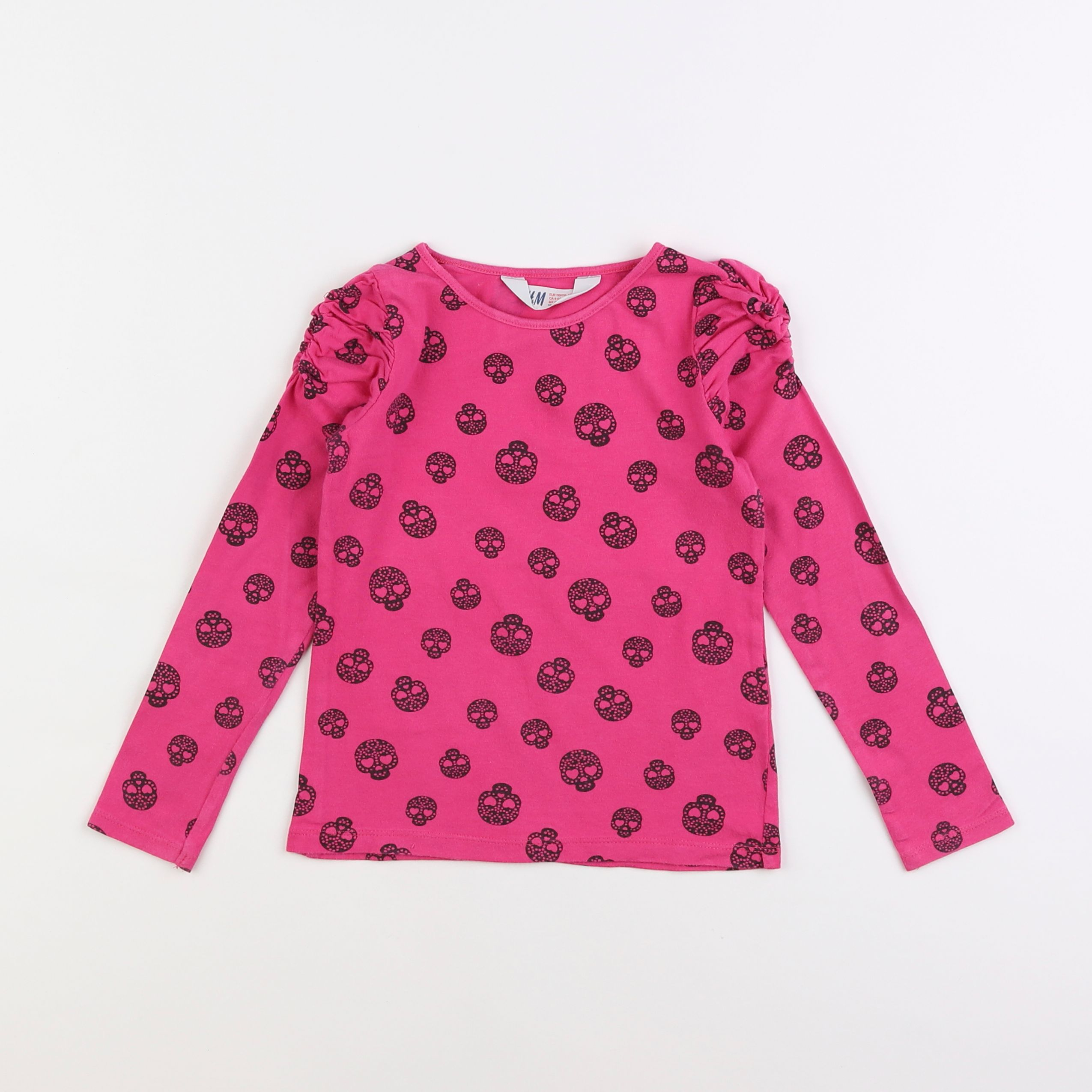 H&M - tee-shirt rose - 4/6 ans