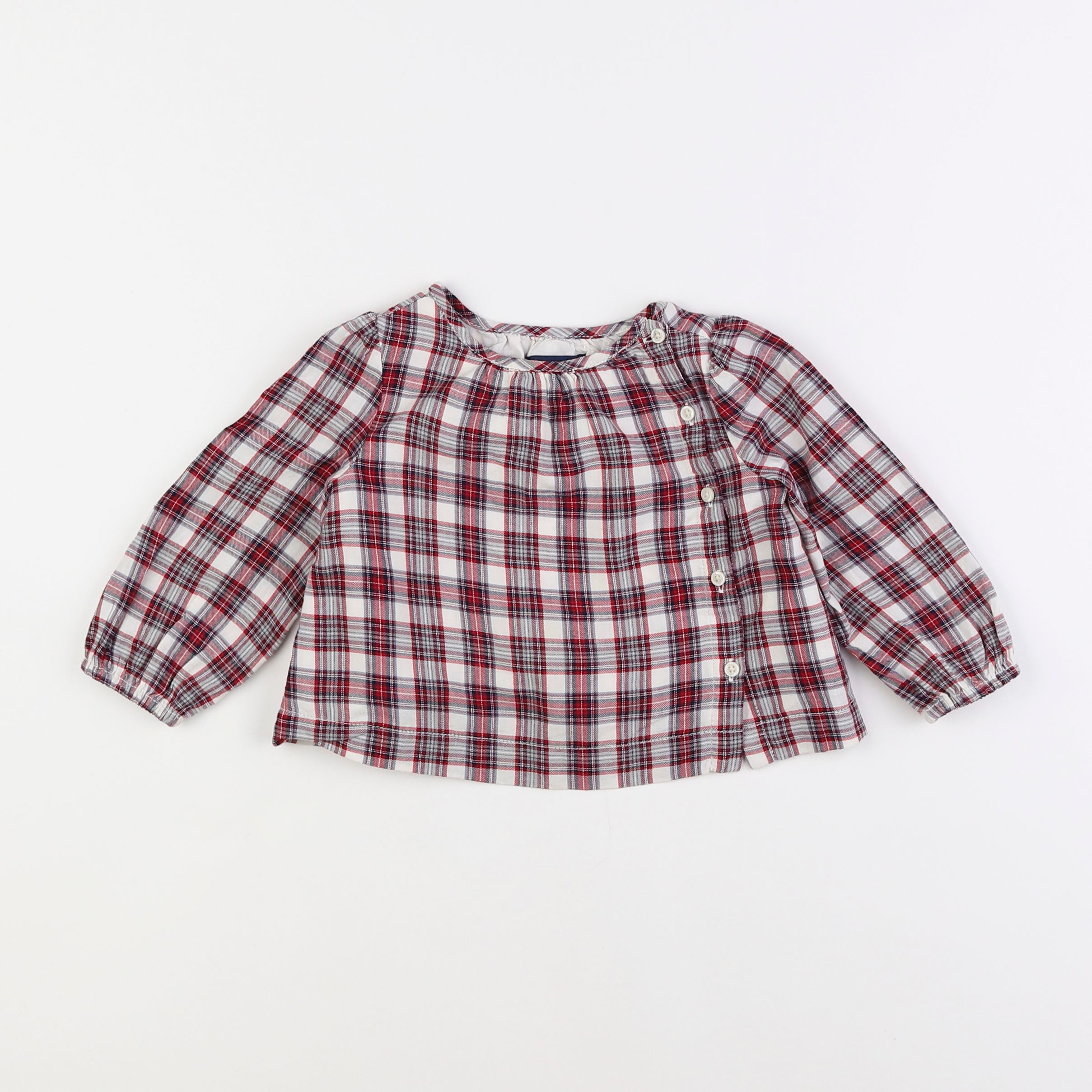 GAP - blouse rouge - 12/18 mois