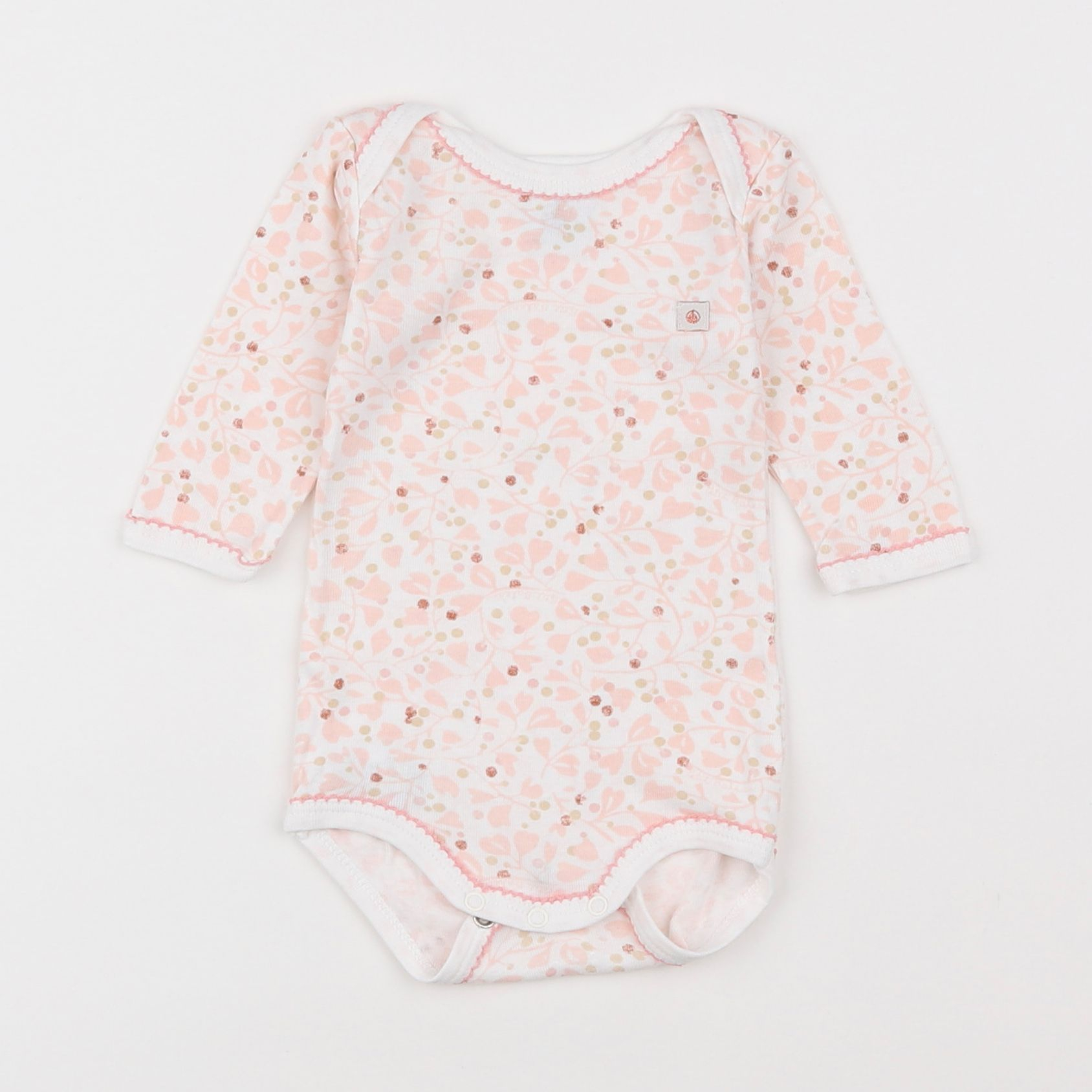 Petit Bateau - body multicolore - 3 mois