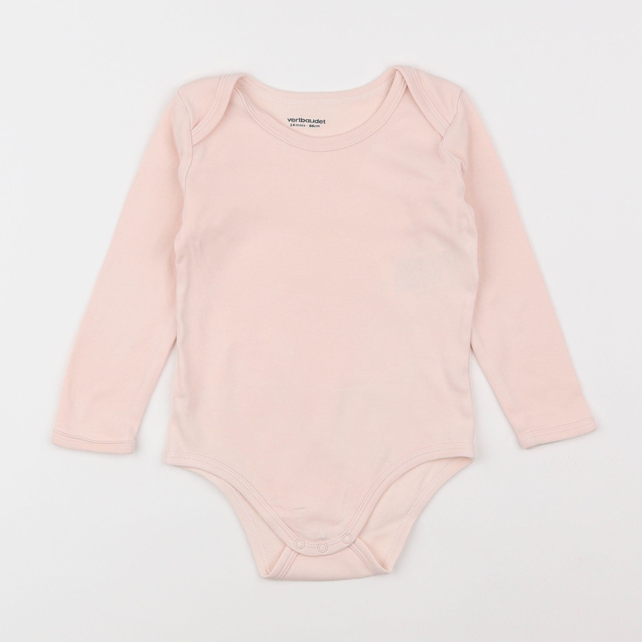 Vertbaudet - body rose - 2 ans