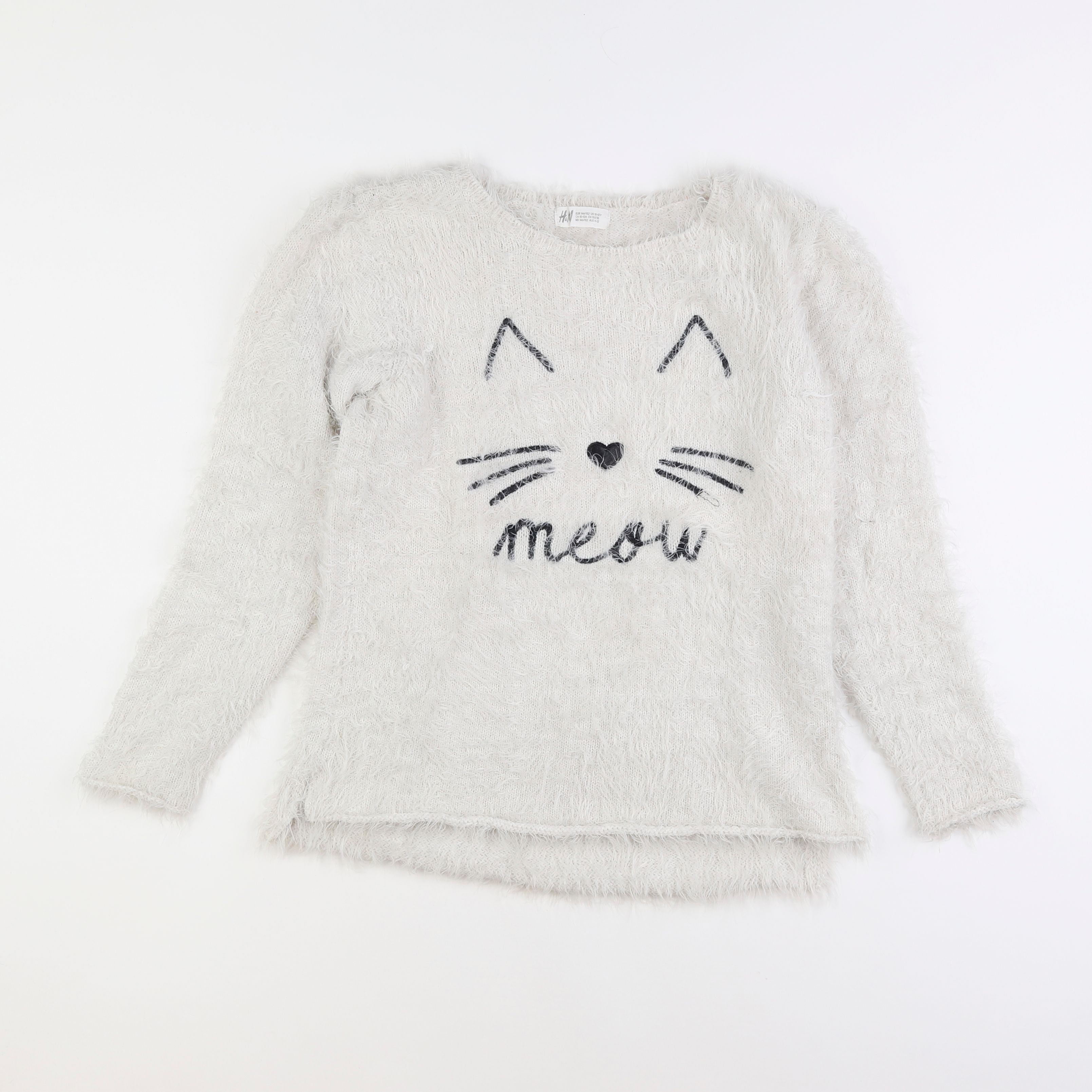 H&M - pull blanc - 10/12 ans