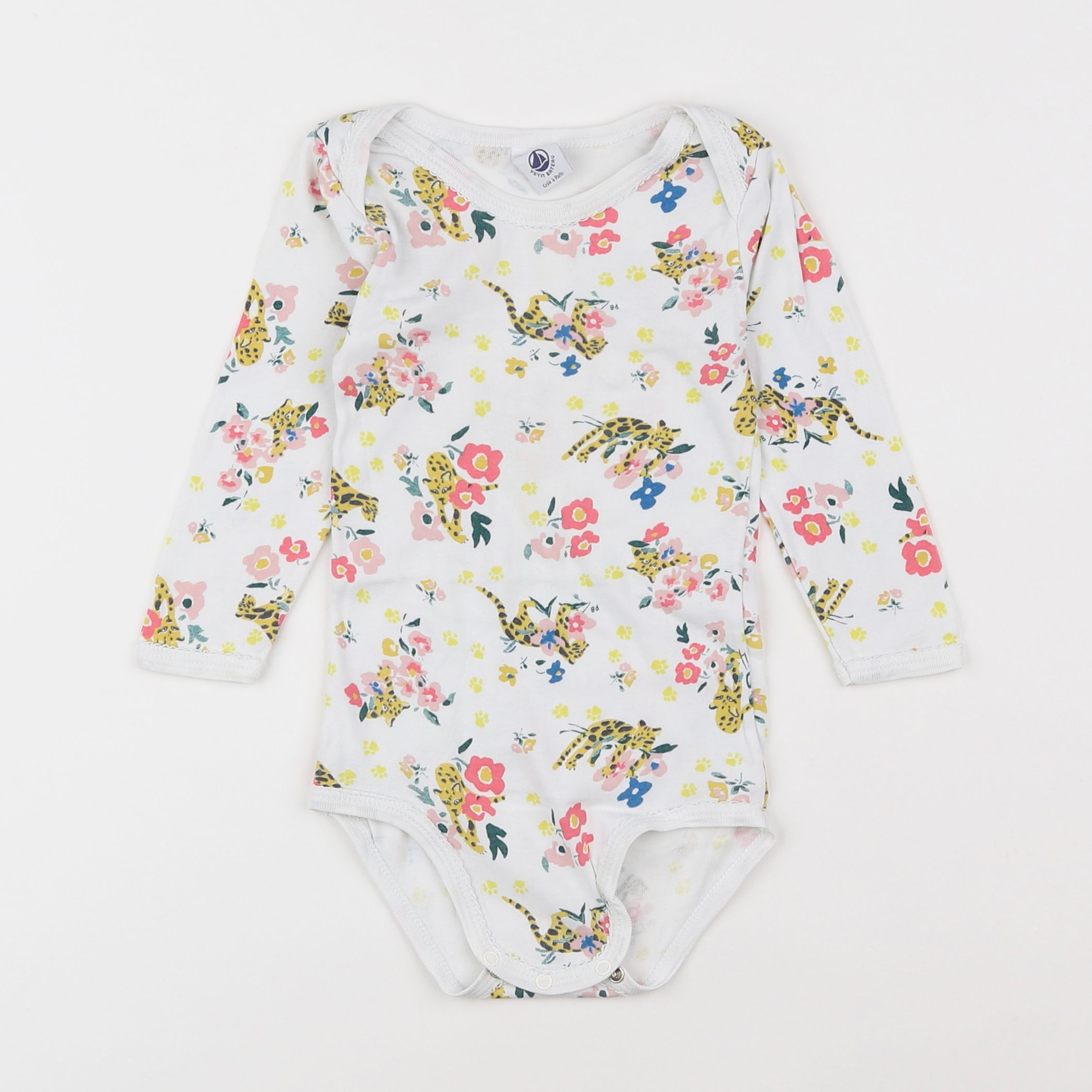 Petit Bateau - body multicolore - 2 ans