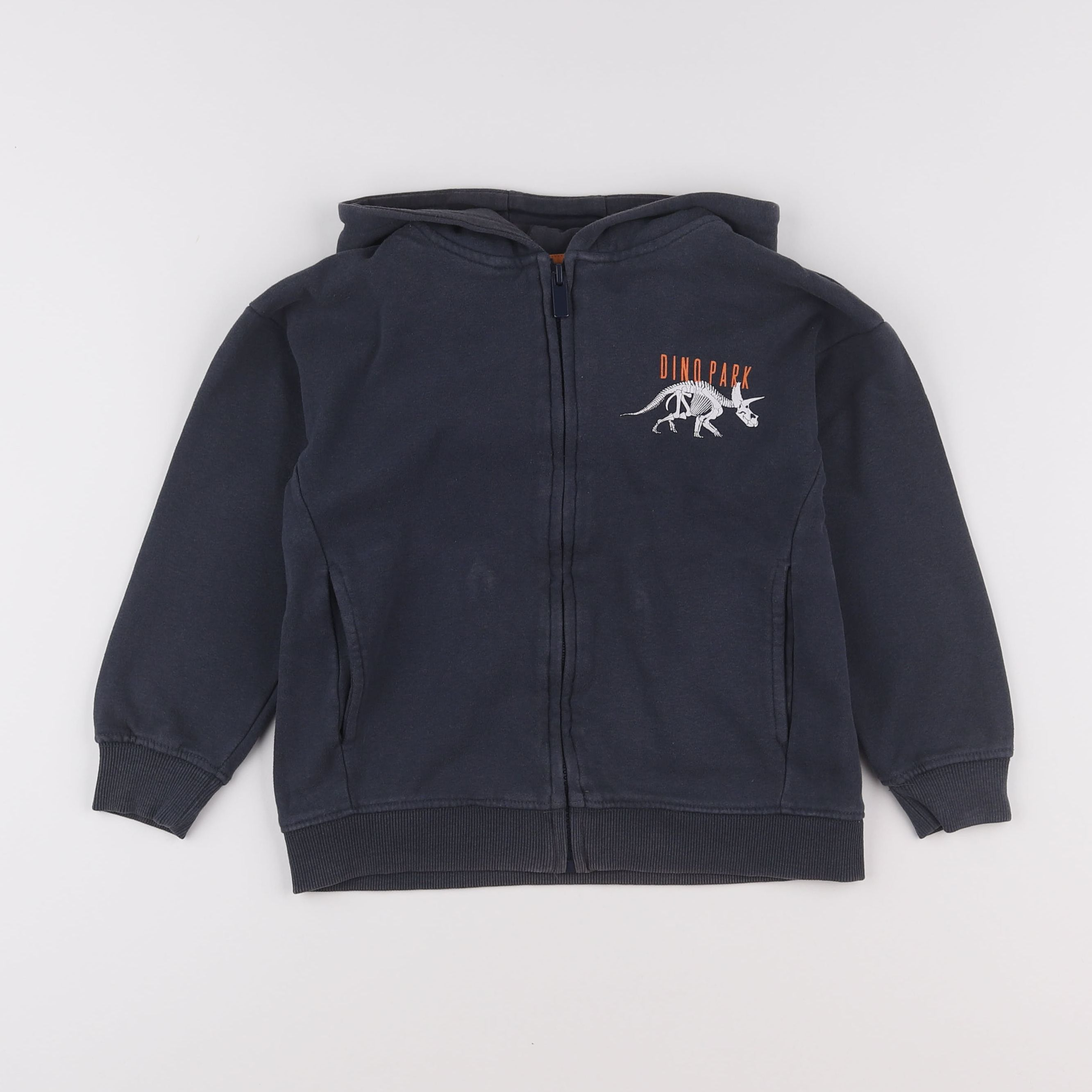 Vertbaudet - sweat gris - 6 ans