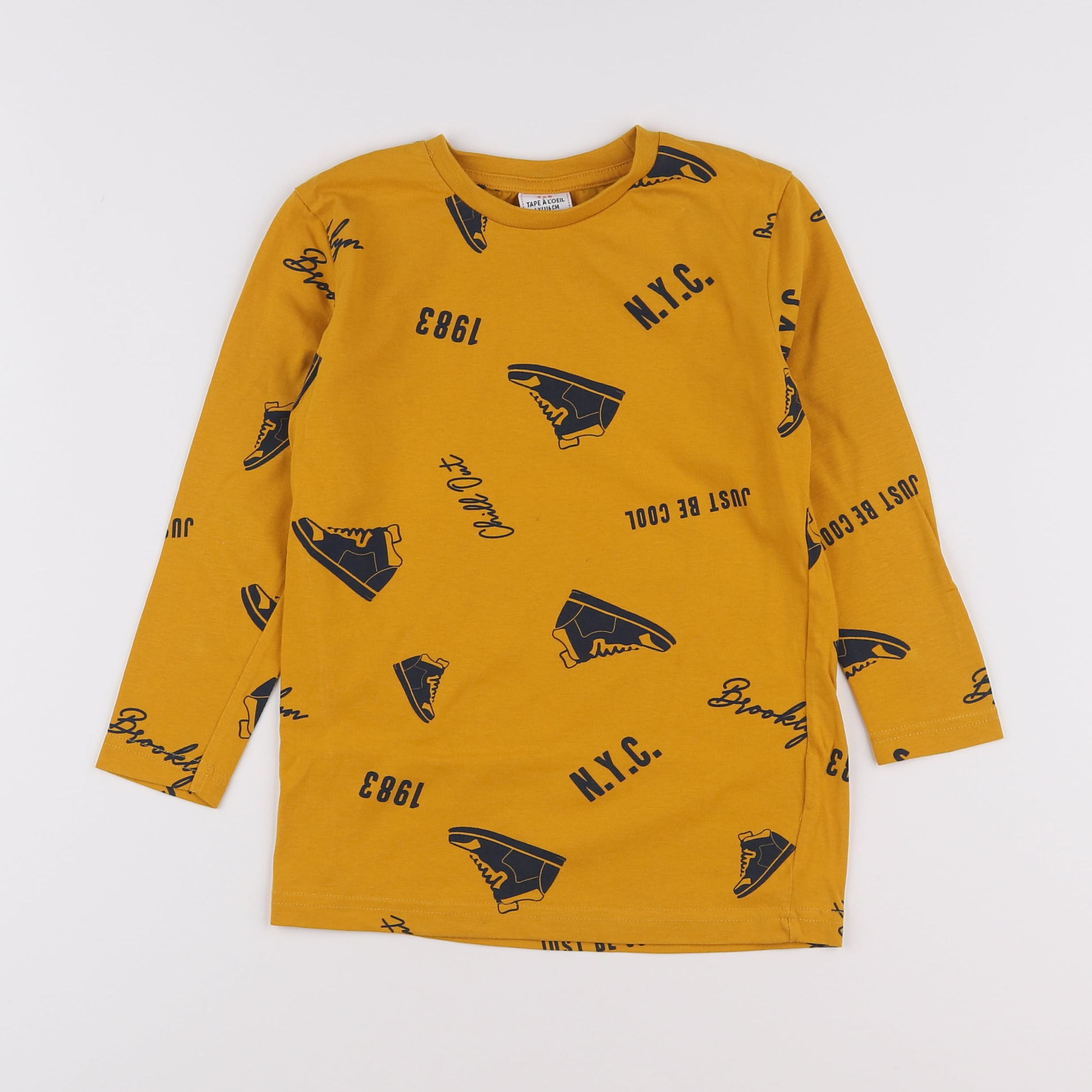 Tape à l'oeil - tee-shirt jaune - 6 ans