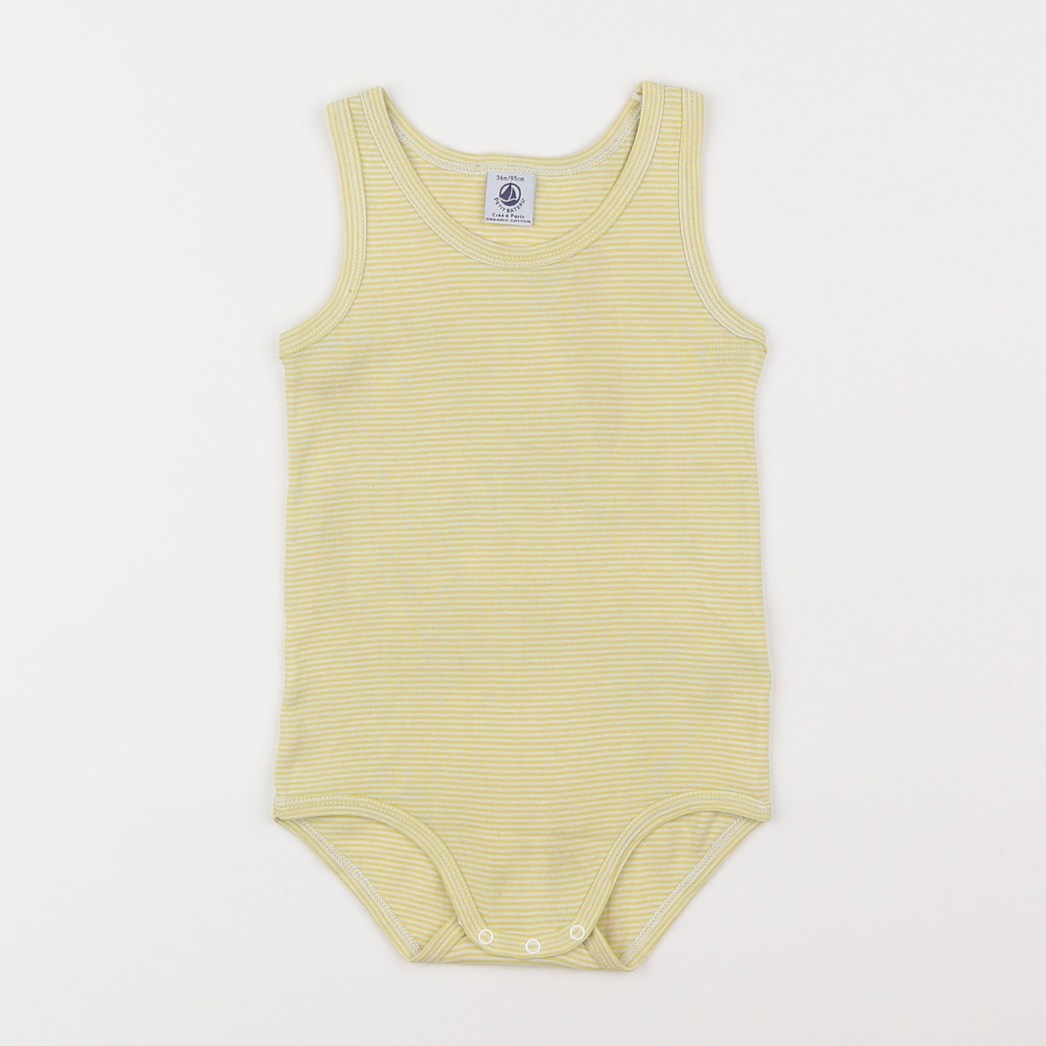 Petit Bateau - body jaune - 3 ans