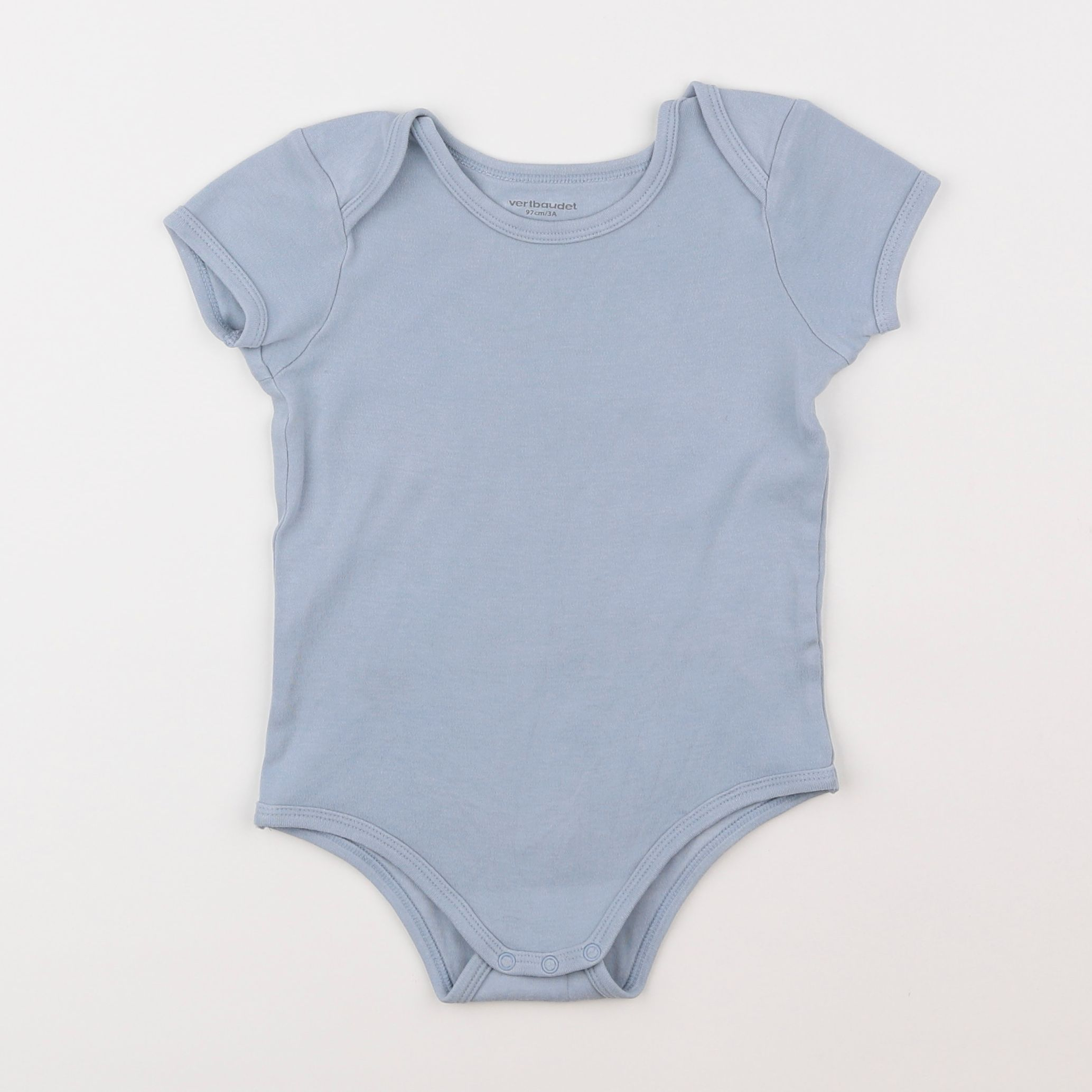 Petit Bateau - body bleu - 3 ans