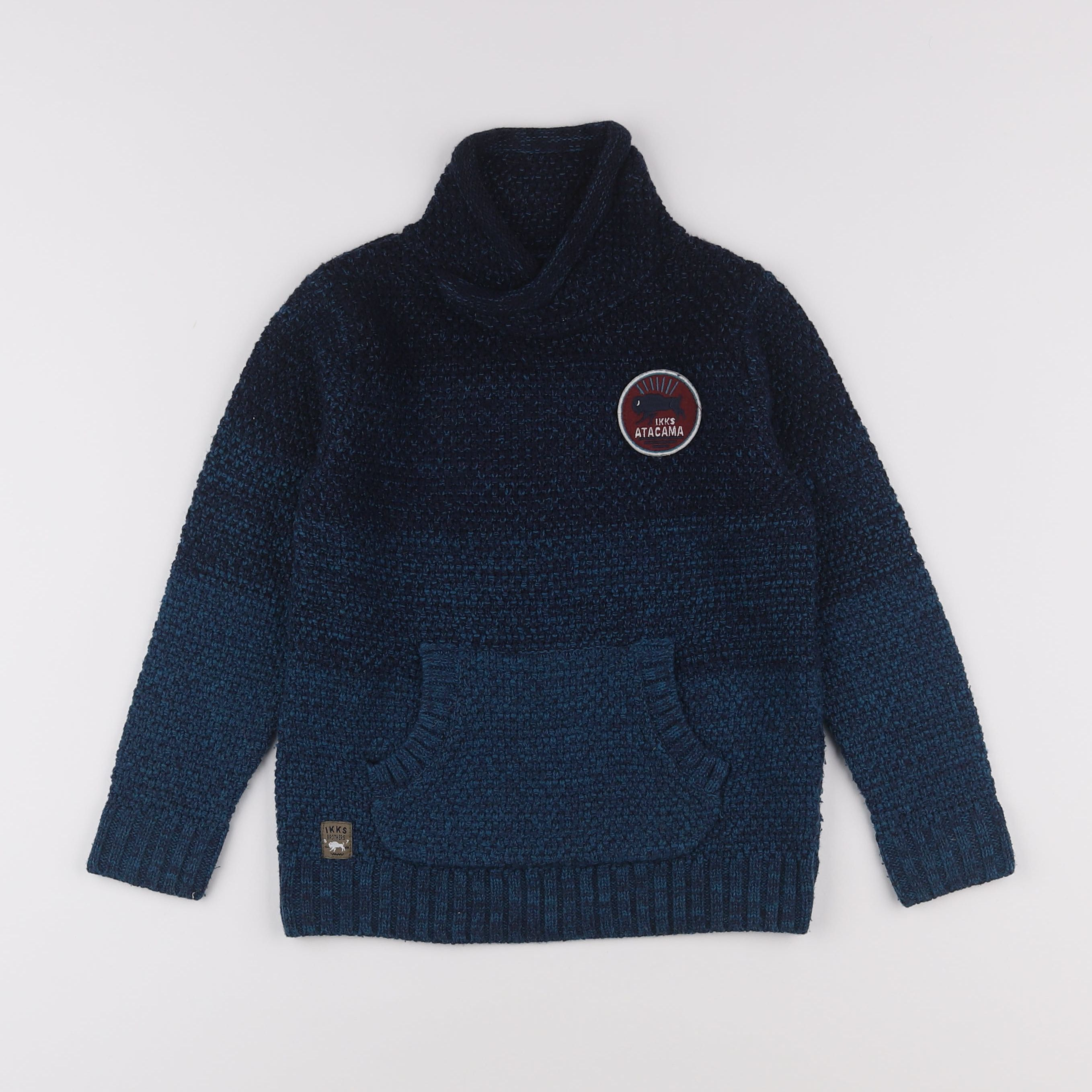 IKKS - pull bleu - 6 ans