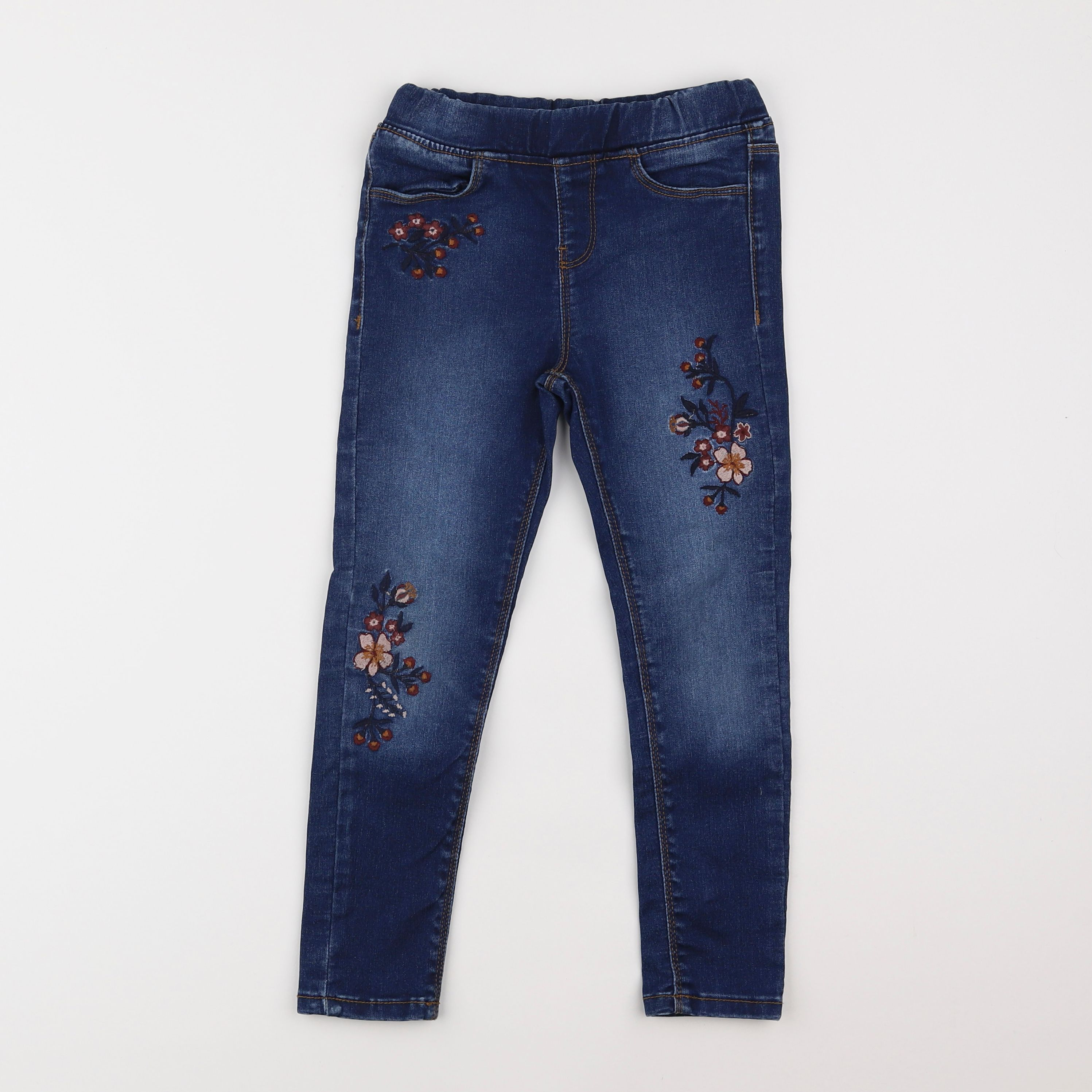 Vertbaudet - jegging bleu - 6 ans