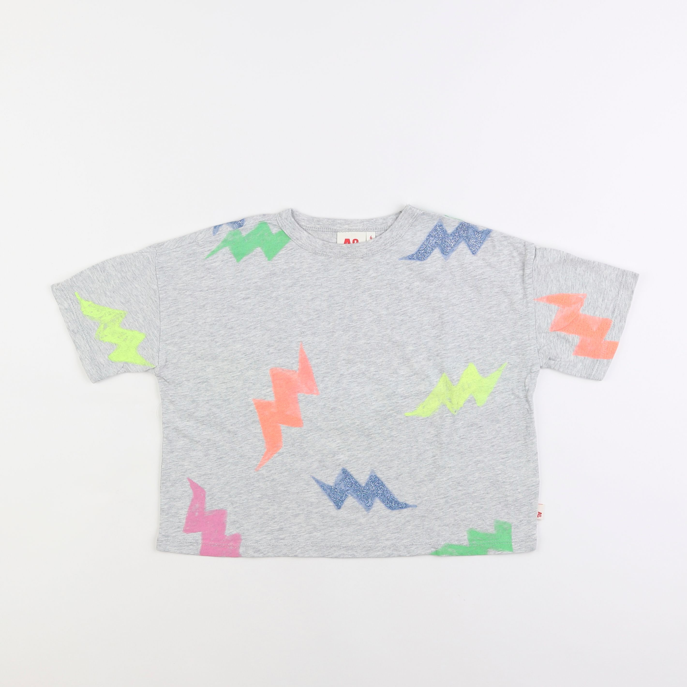 American Outfitters - tee-shirt gris - 6 ans