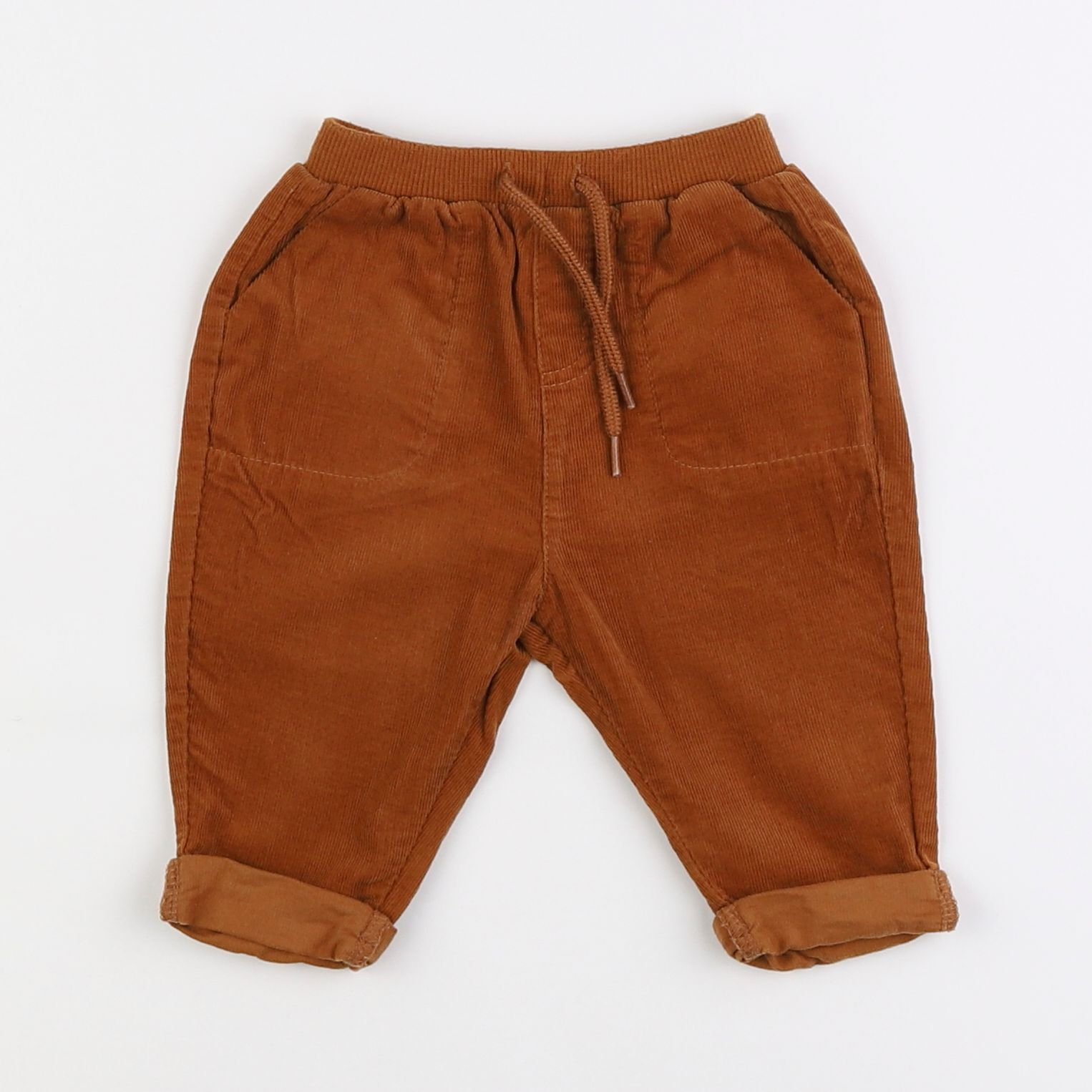 Vertbaudet - pantalon marron - 3 mois