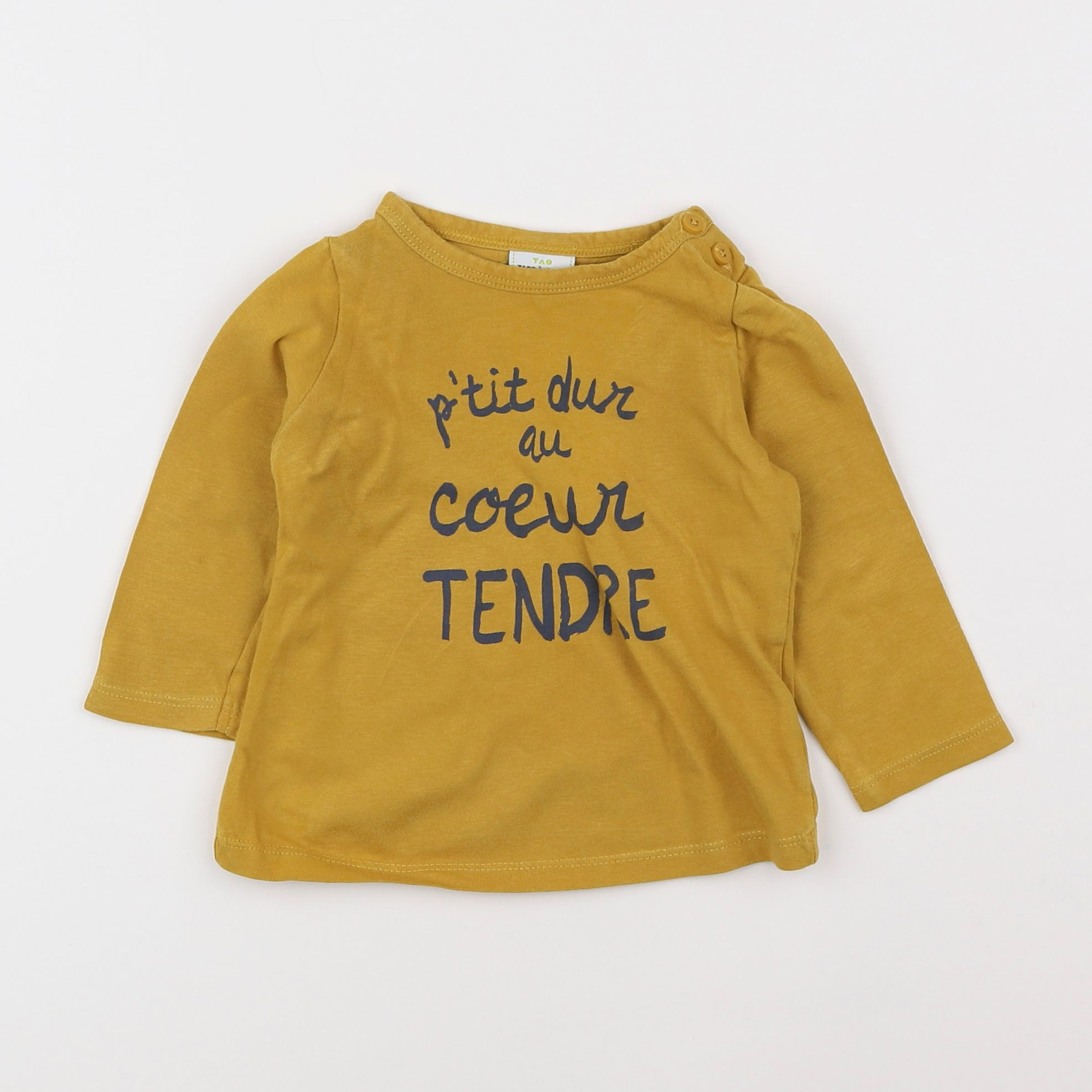 Tape à l'oeil - tee-shirt jaune - 9 mois