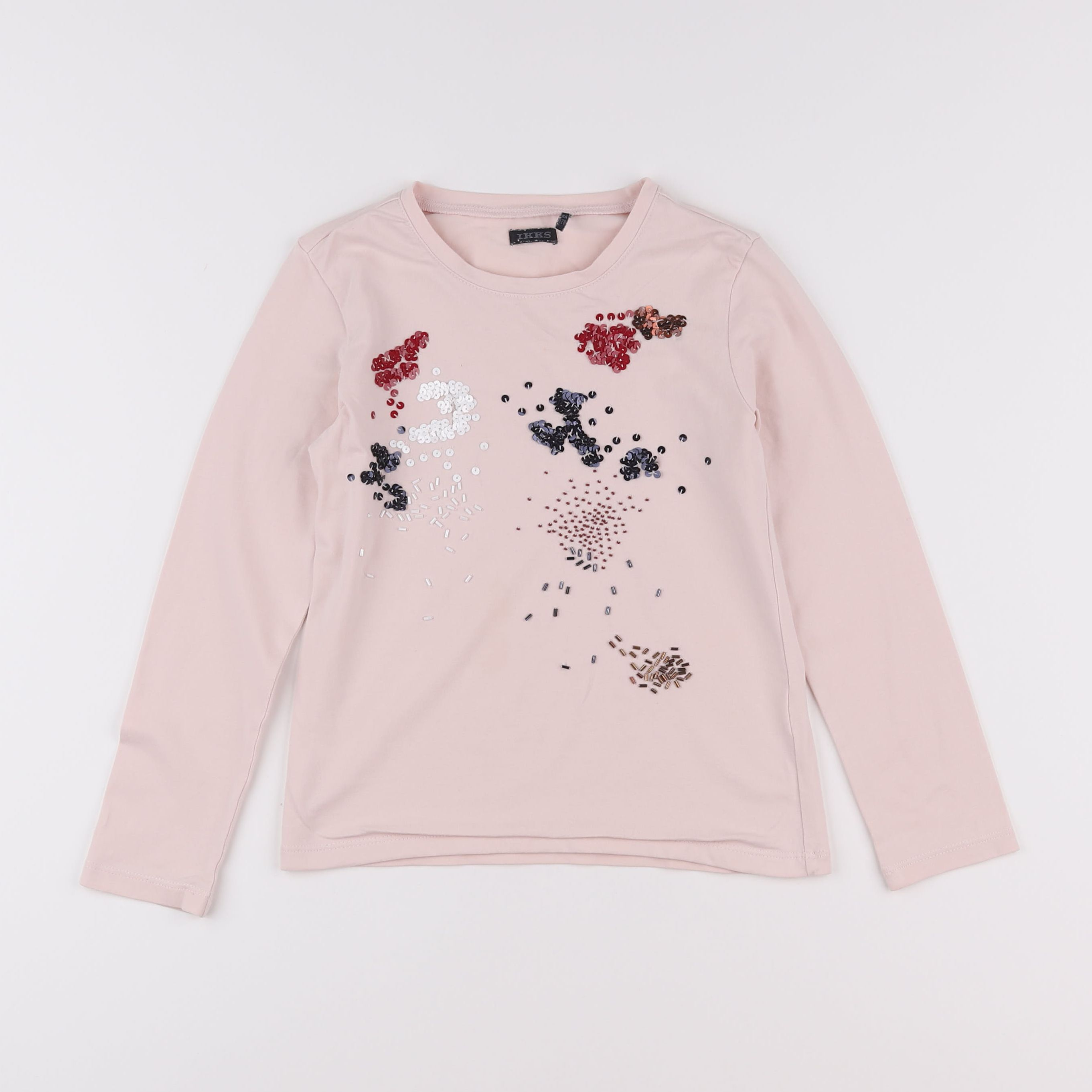 IKKS - tee-shirt rose - 8 ans