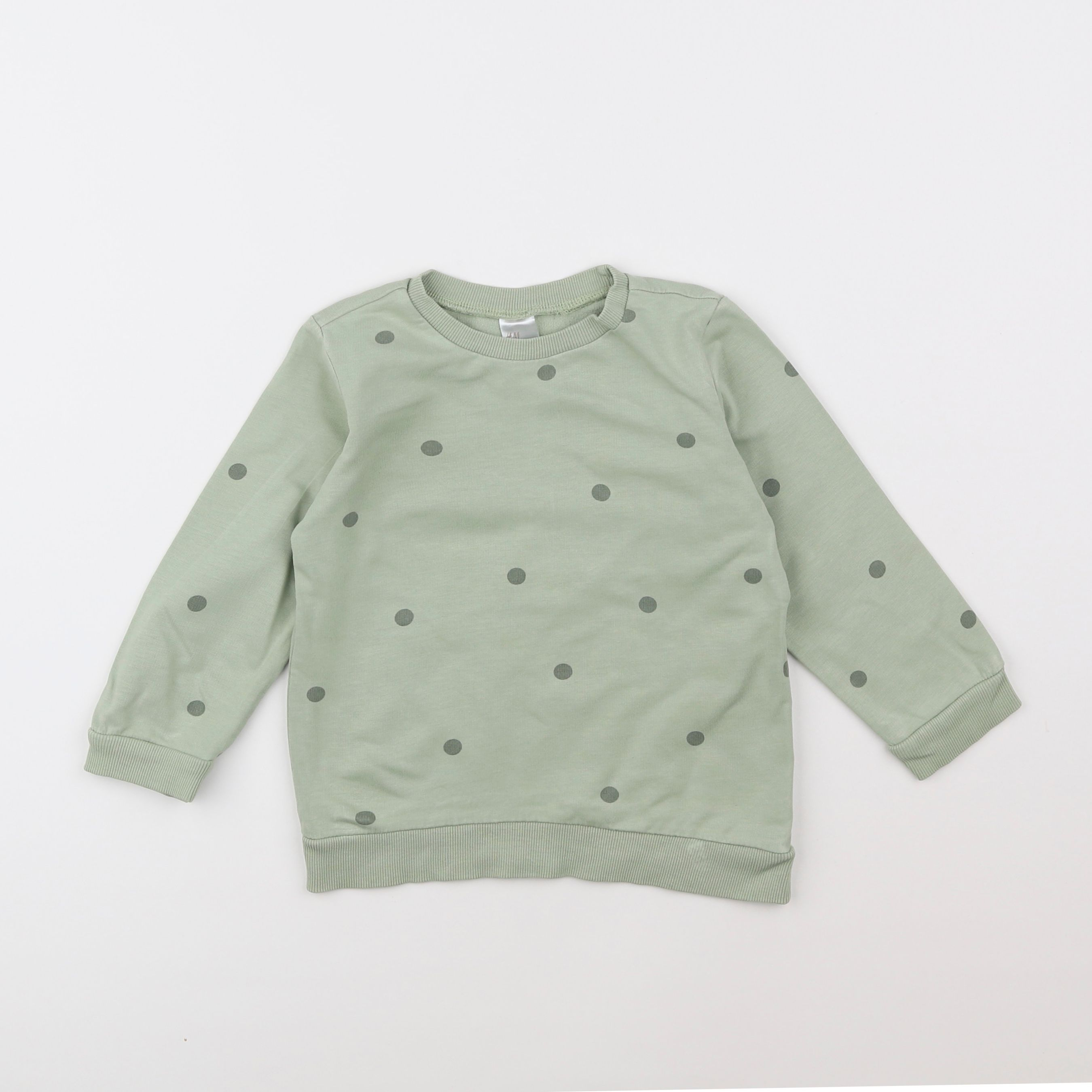 H&M - sweat vert - 3 ans