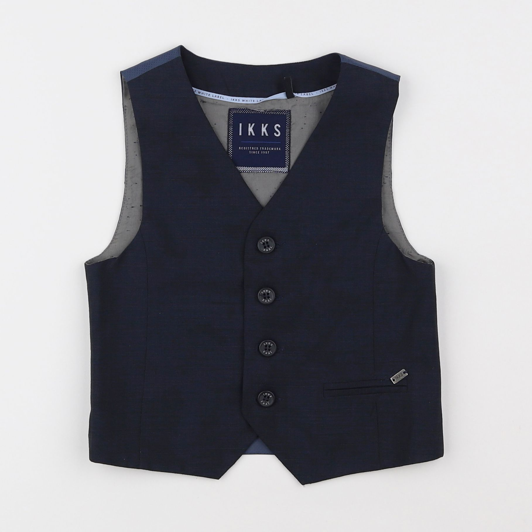 IKKS - gilet gris - 4/5 ans