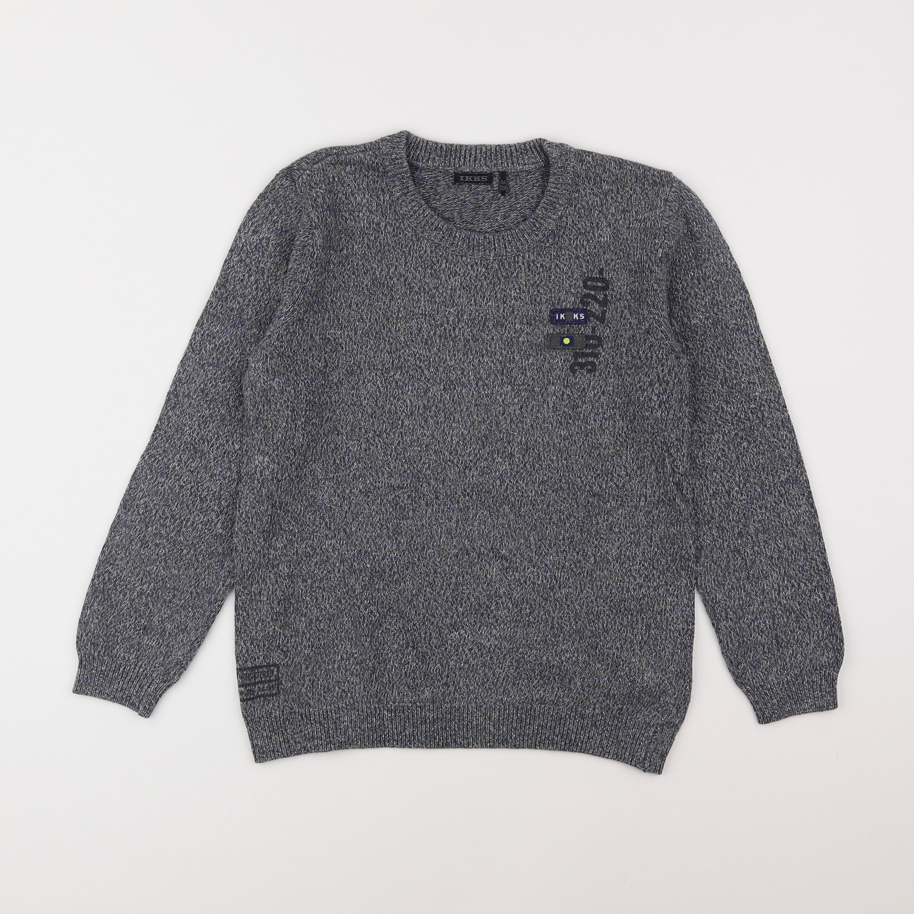 IKKS - pull gris - 8 ans