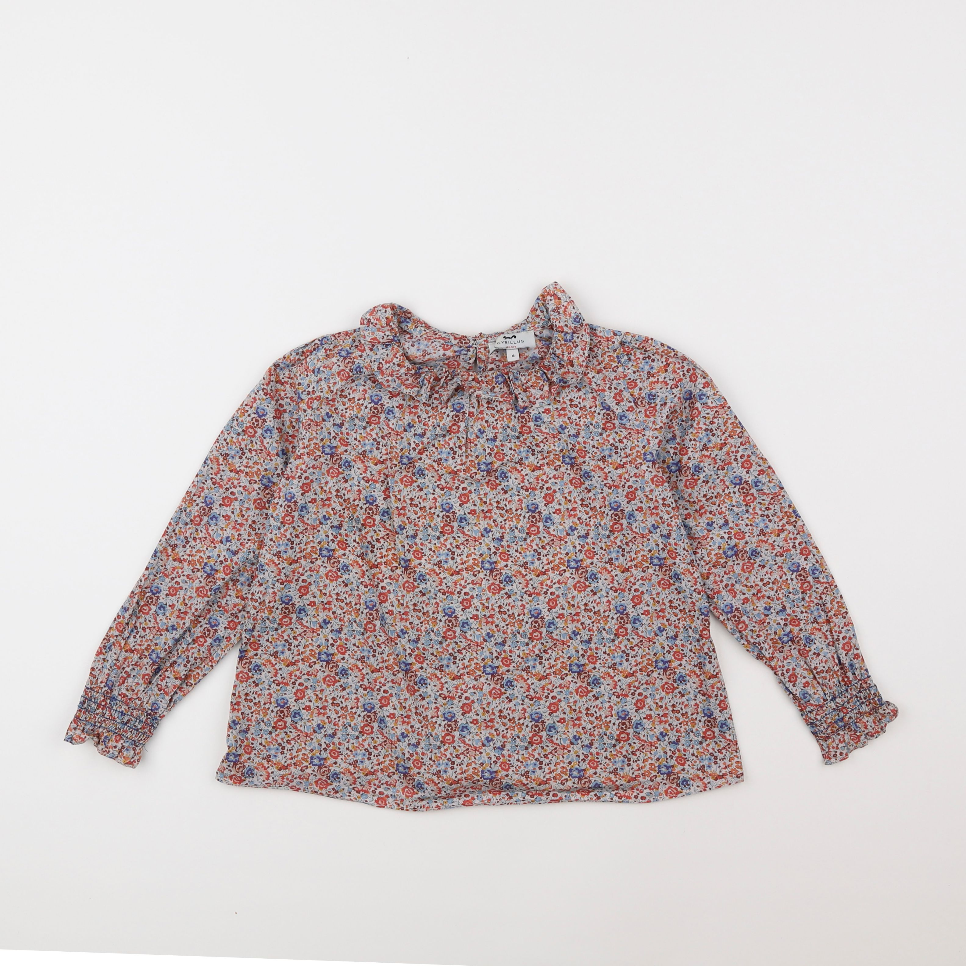 Cyrillus - blouse multicolore - 6 ans