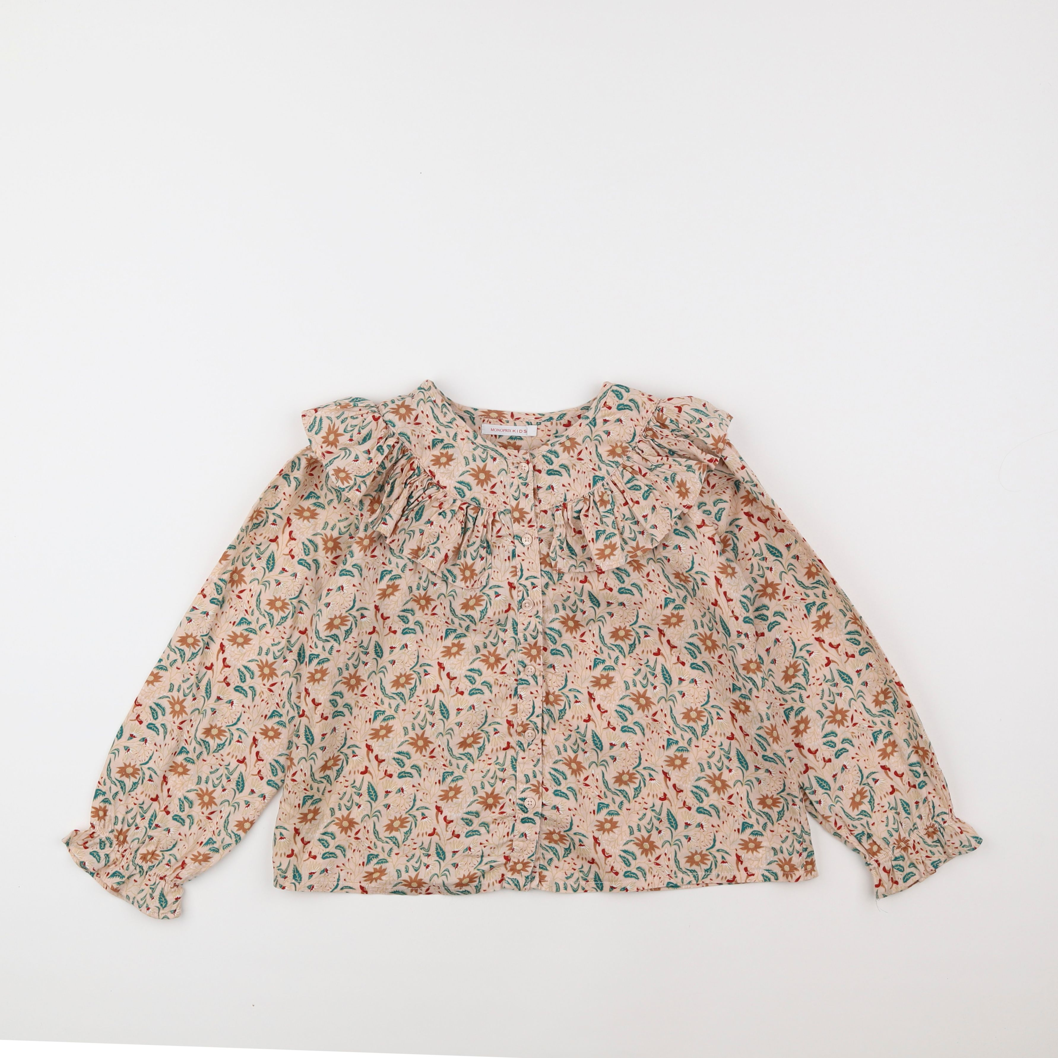 Monoprix - blouse multicolore - 8 ans