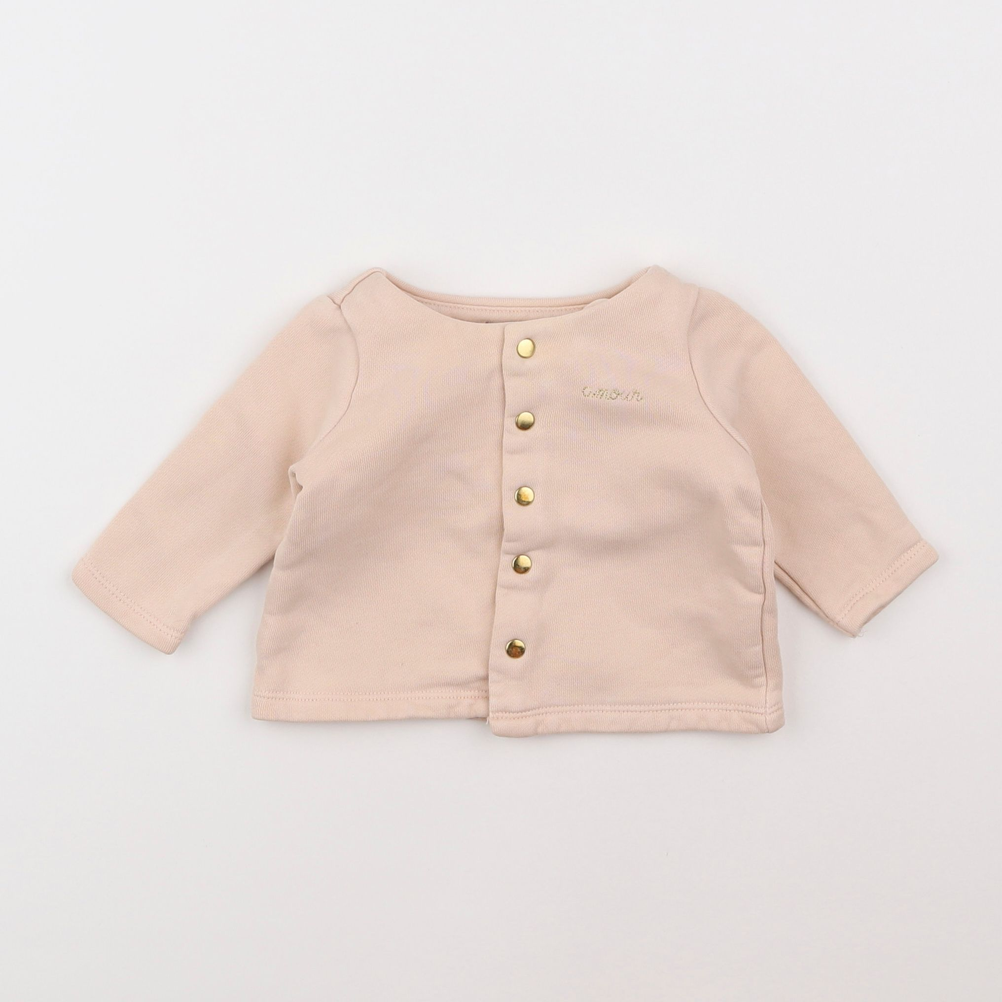 Natalys - sweat coton rose - 3 mois