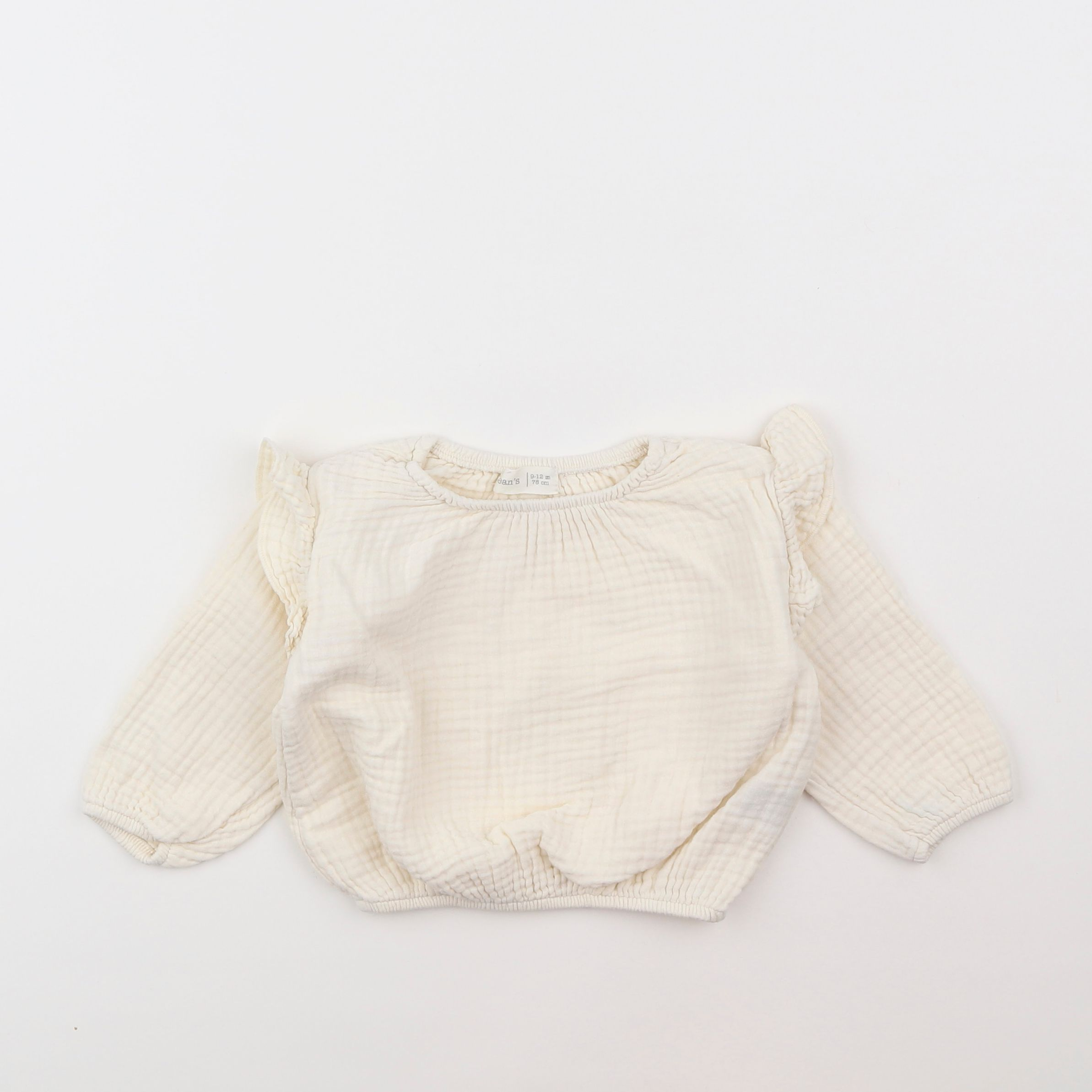 Bean's barcelona - blouse beige - 9/12 mois