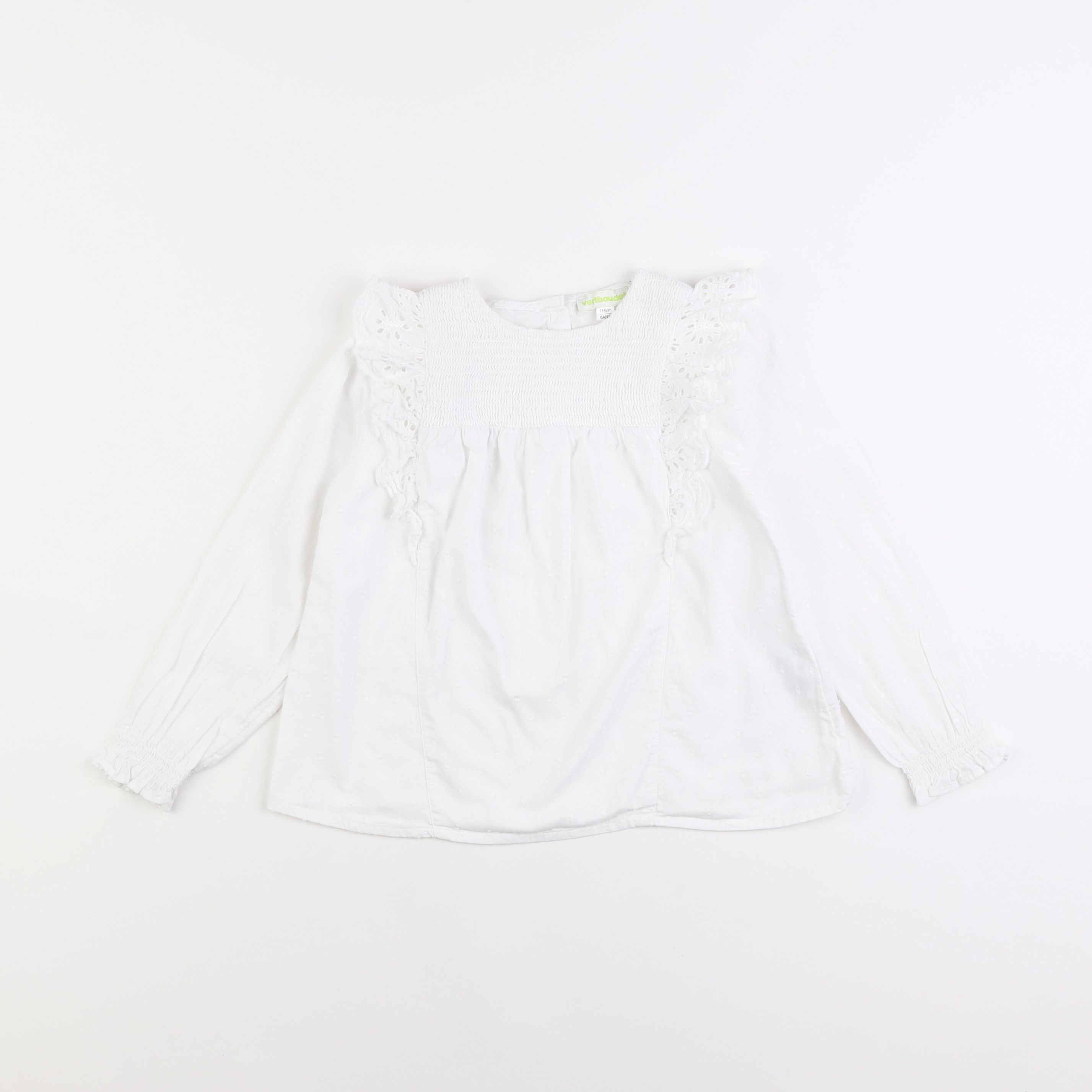 Vertbaudet - blouse blanc - 6 ans