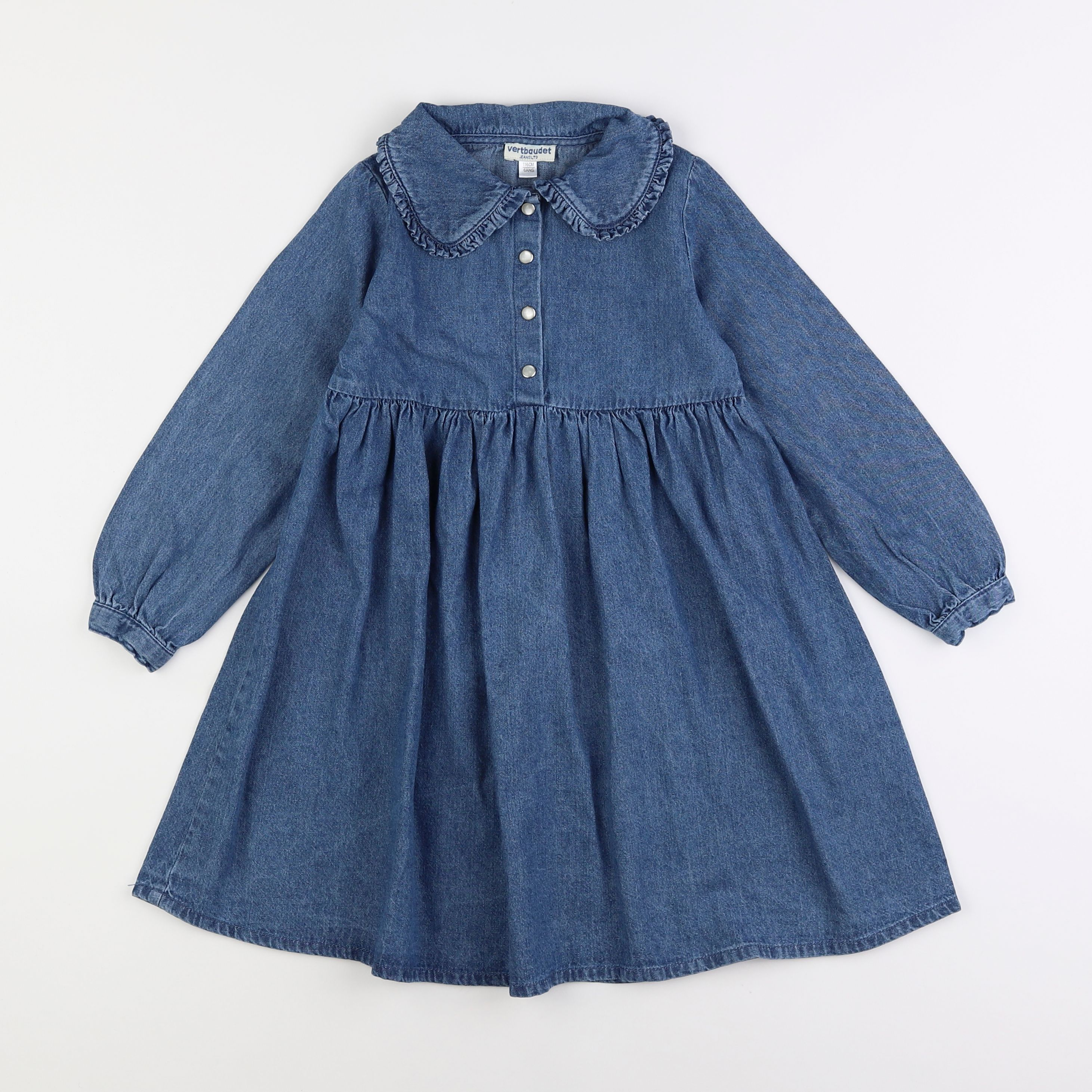 Vertbaudet - robe bleu - 6 ans