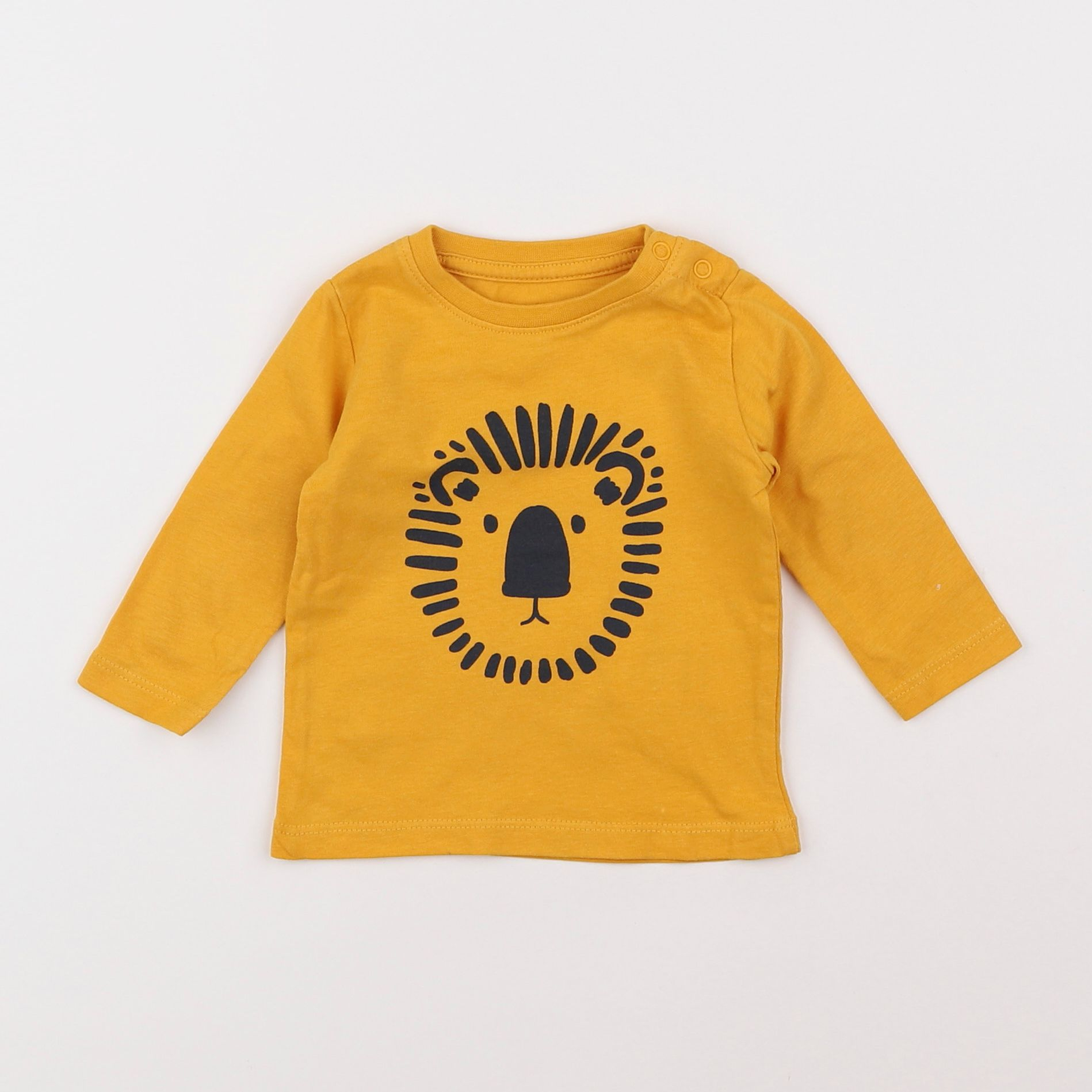 Vertbaudet - tee-shirt jaune - 3 mois