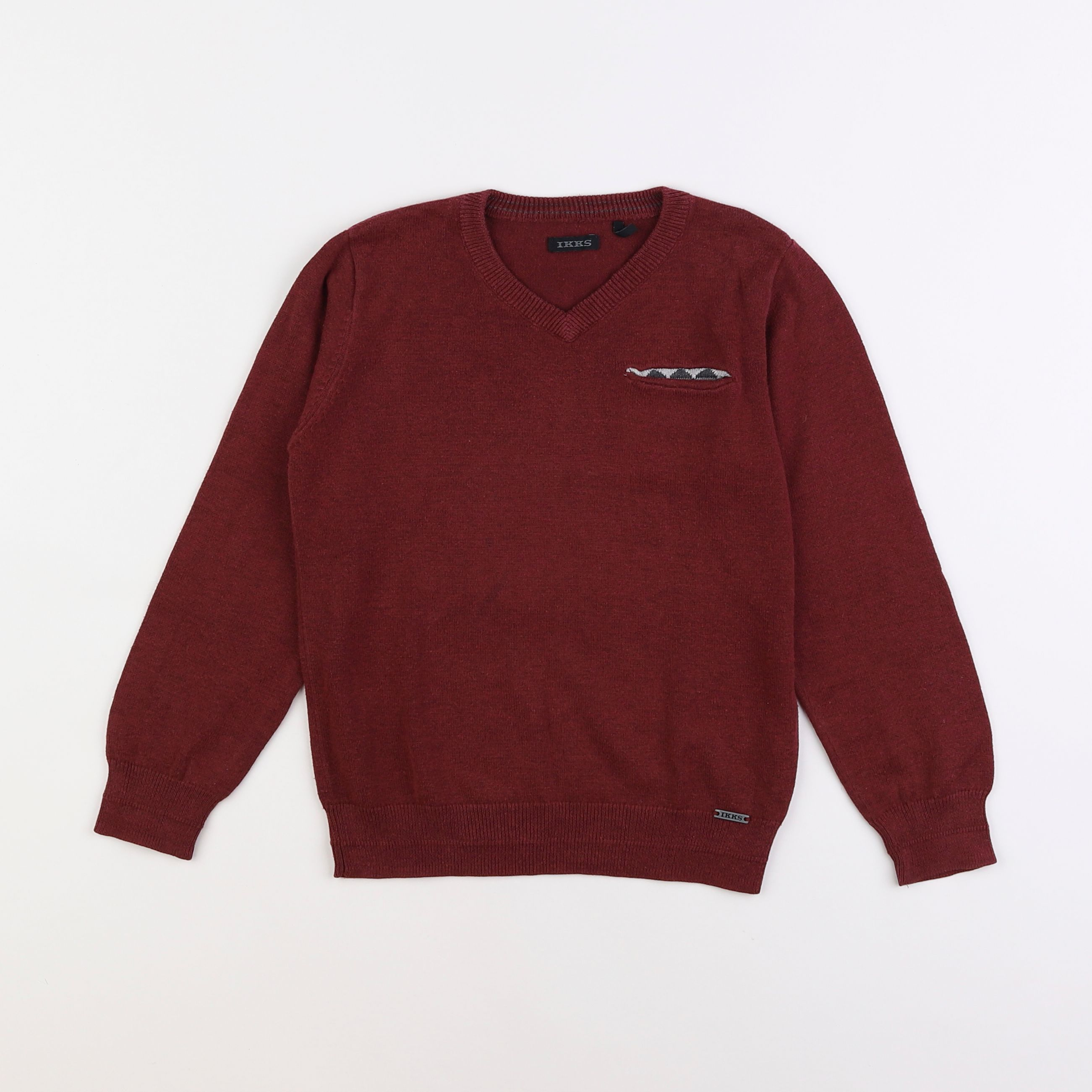 IKKS - pull rouge - 6 ans