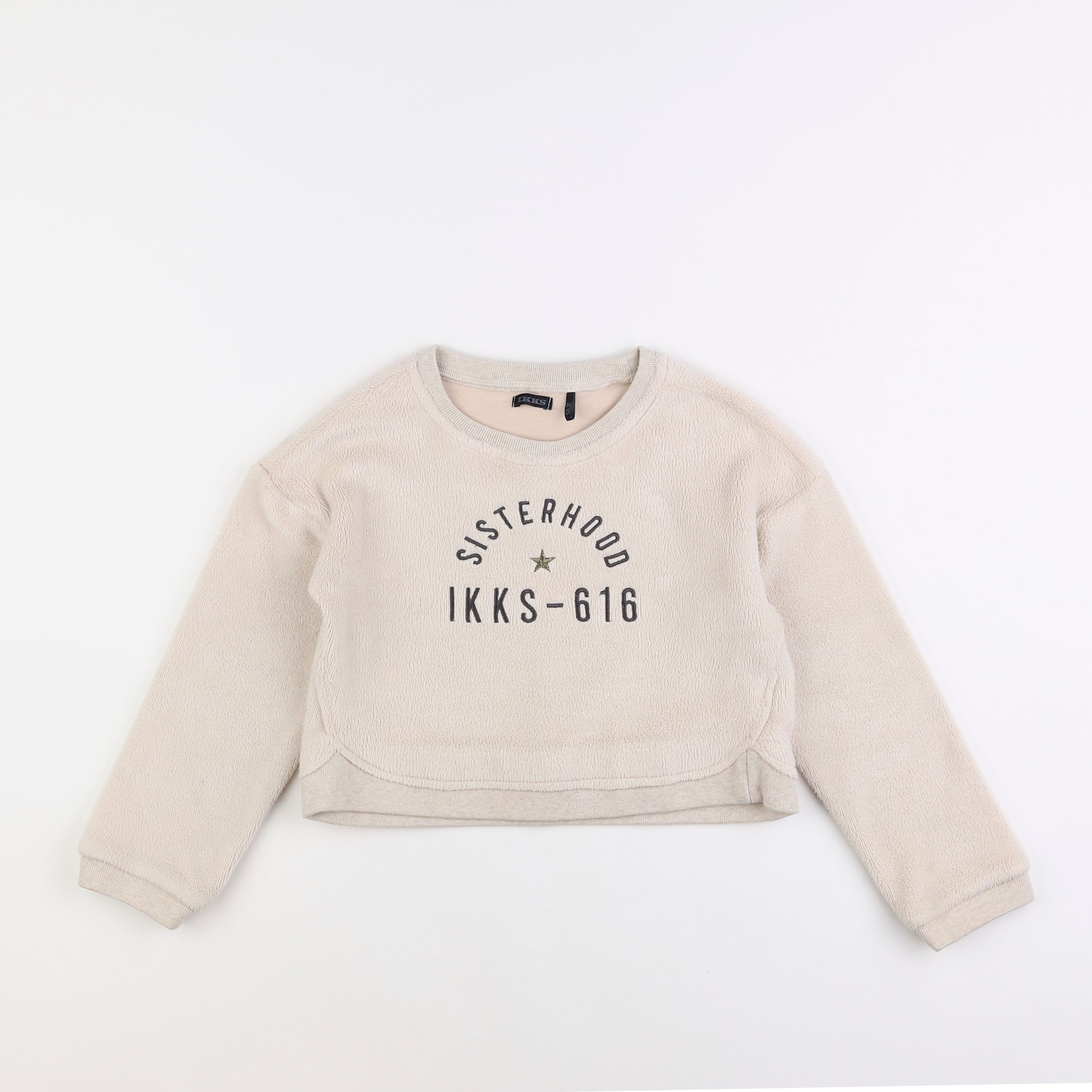 IKKS - sweat beige - 8 ans